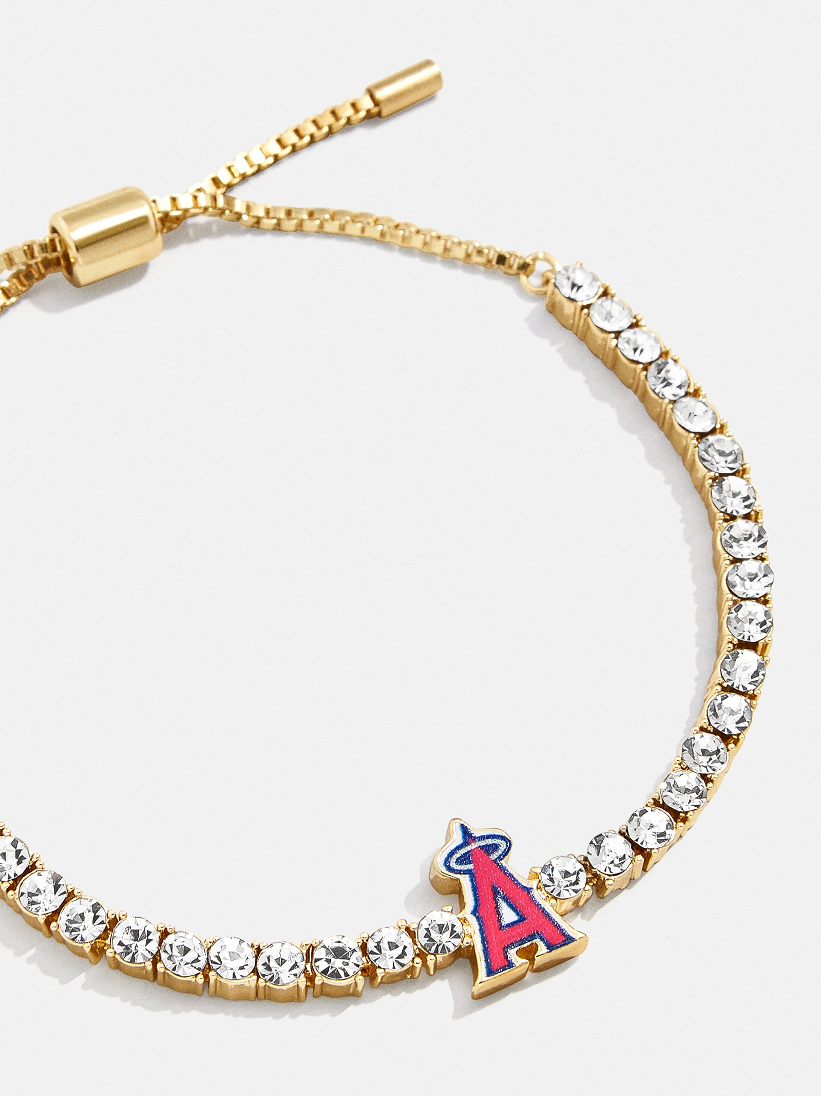 MLB Gold Tennis Bracelet - Los Angeles Angels-Blues Comming