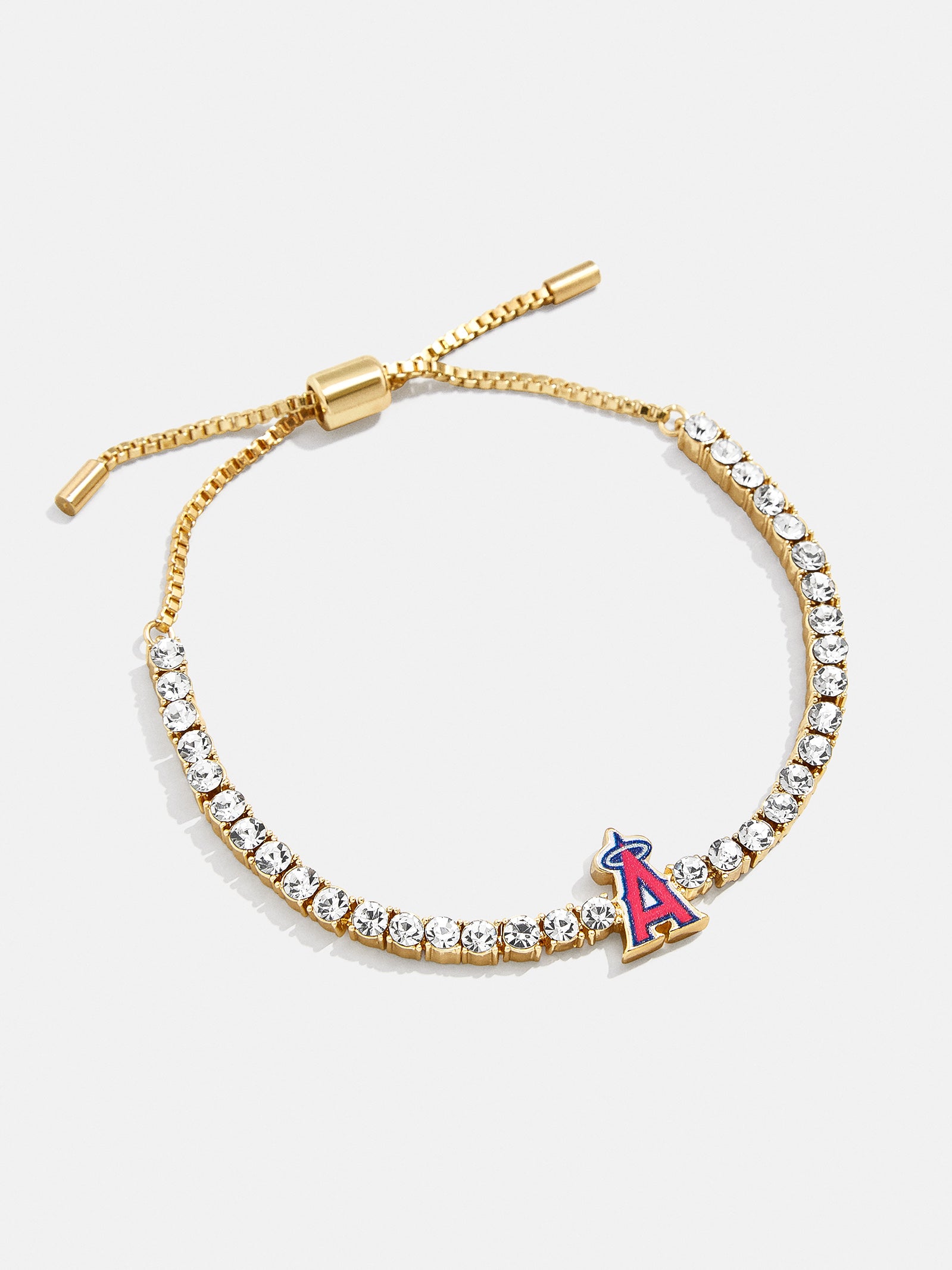 MLB Gold Tennis Bracelet - Los Angeles Angels-Blues Comming