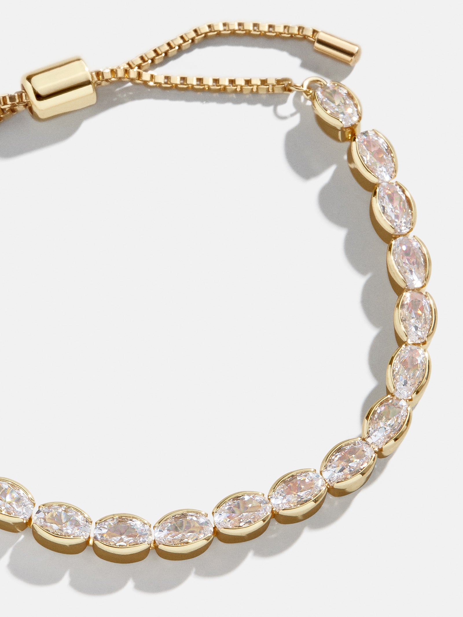 Bridget Cubic Zirconia Tennis Bracelet - Gold/Pavé-Blues Comming