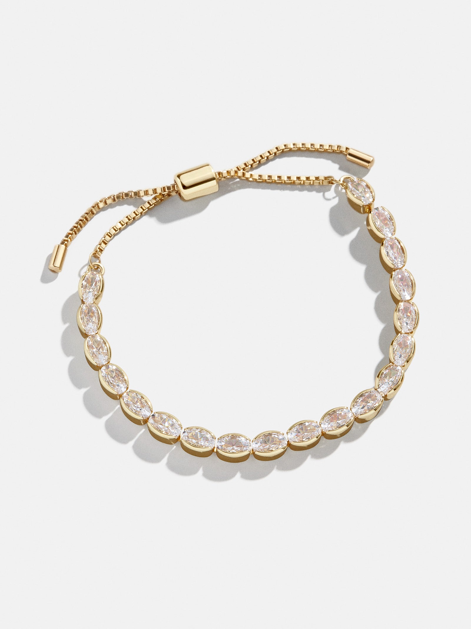 Bridget Cubic Zirconia Tennis Bracelet - Gold/Pavé-Blues Comming