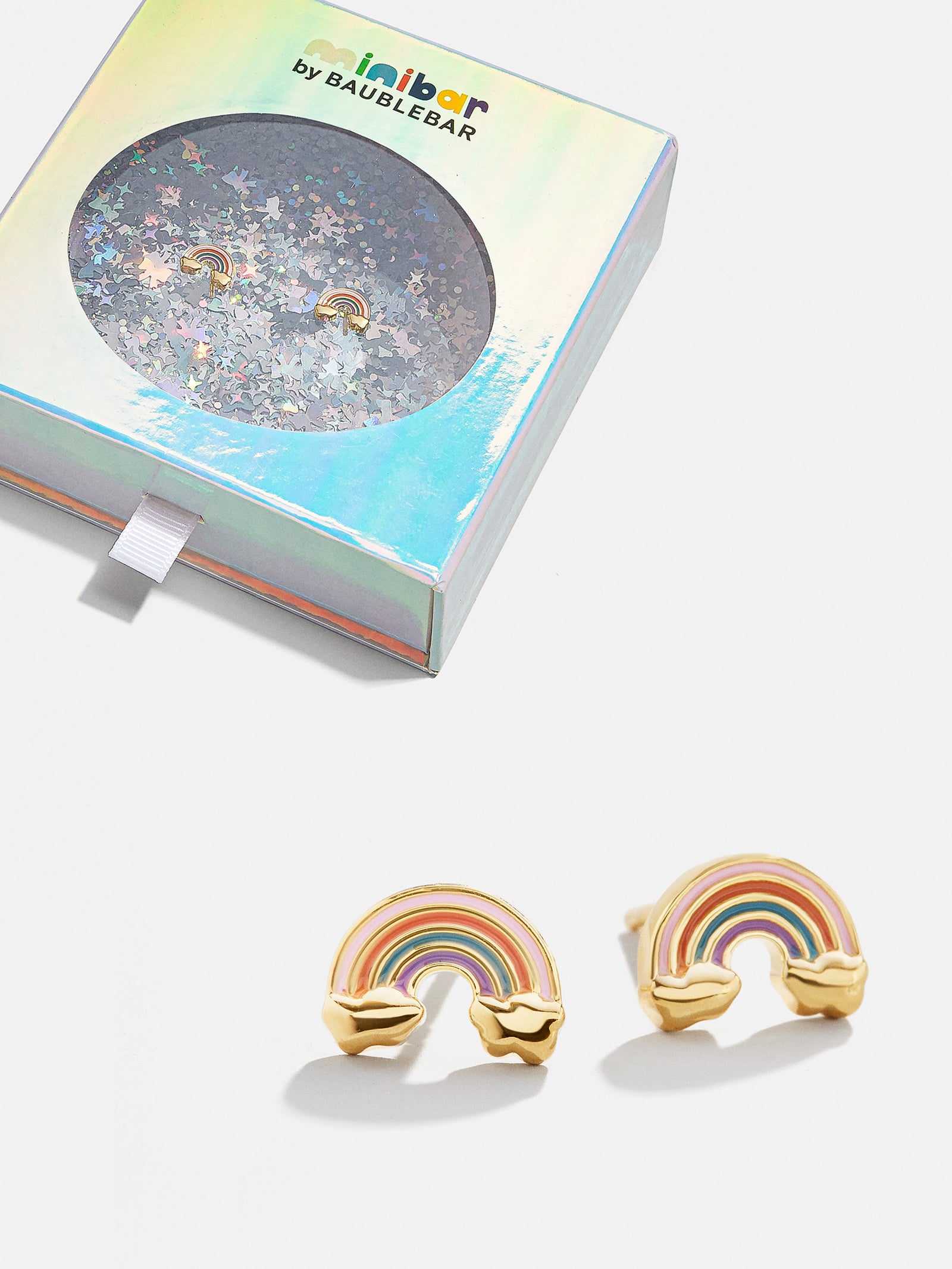 Over the Rainbow 18K Gold Kids' Earrings - Over The Rainbow-Blues Comming