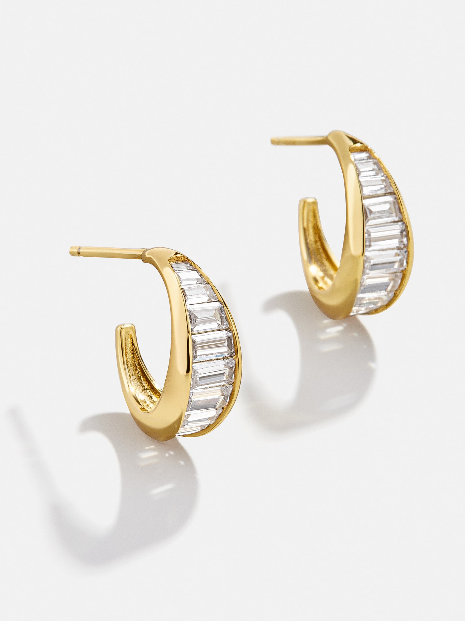 Tina 18K Gold Earrings - Gold/Pavé-Blues Comming