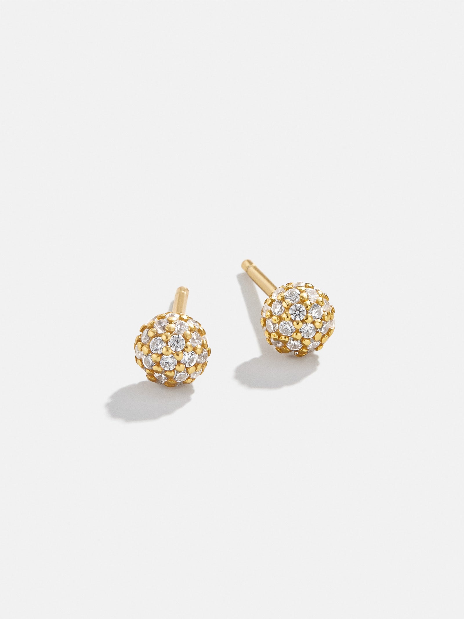 Dorothea 18K Gold Earrings - Gold/Pavé-Blues Comming