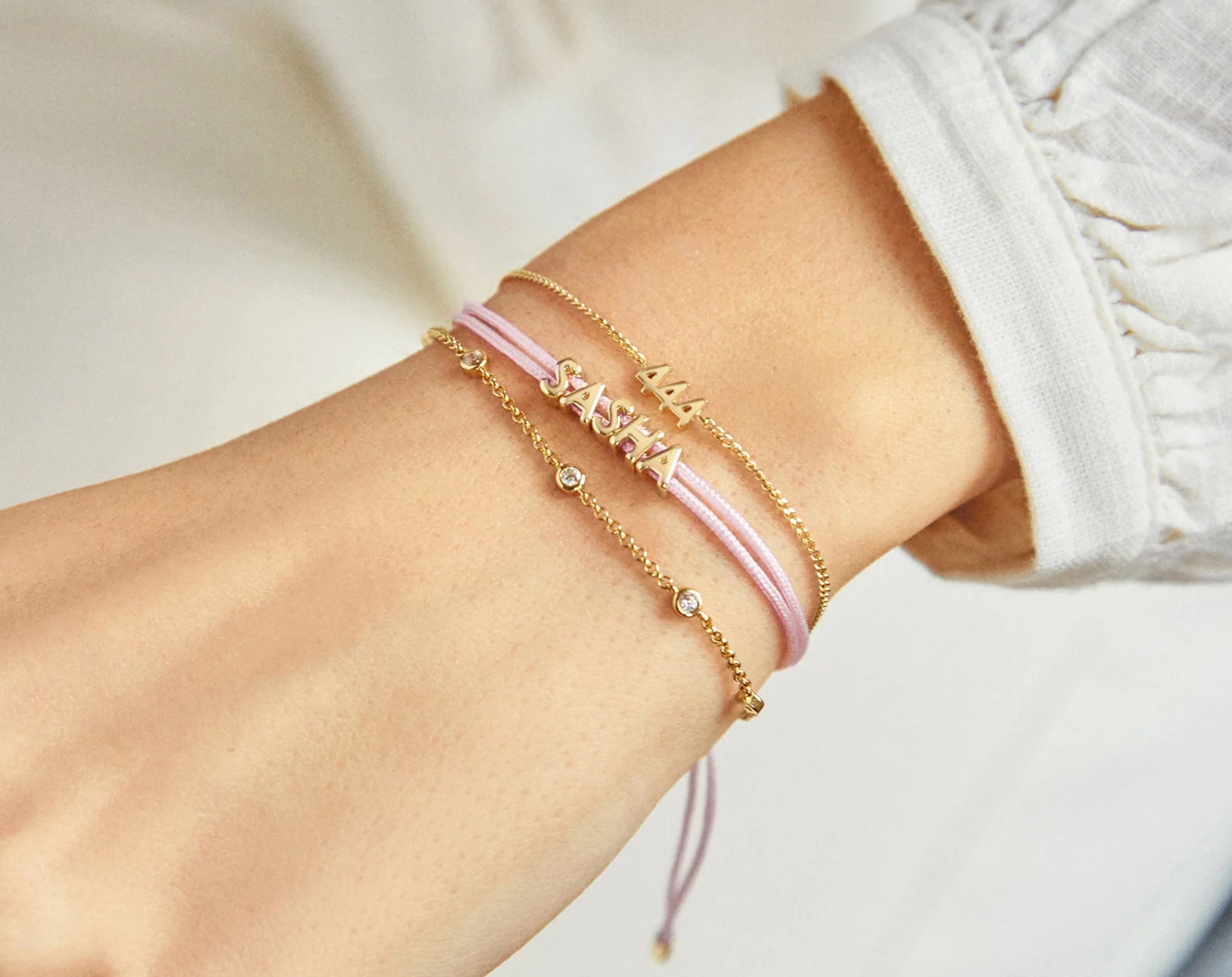 Custom Cord Bracelet - Soft Pink-Blues Comming