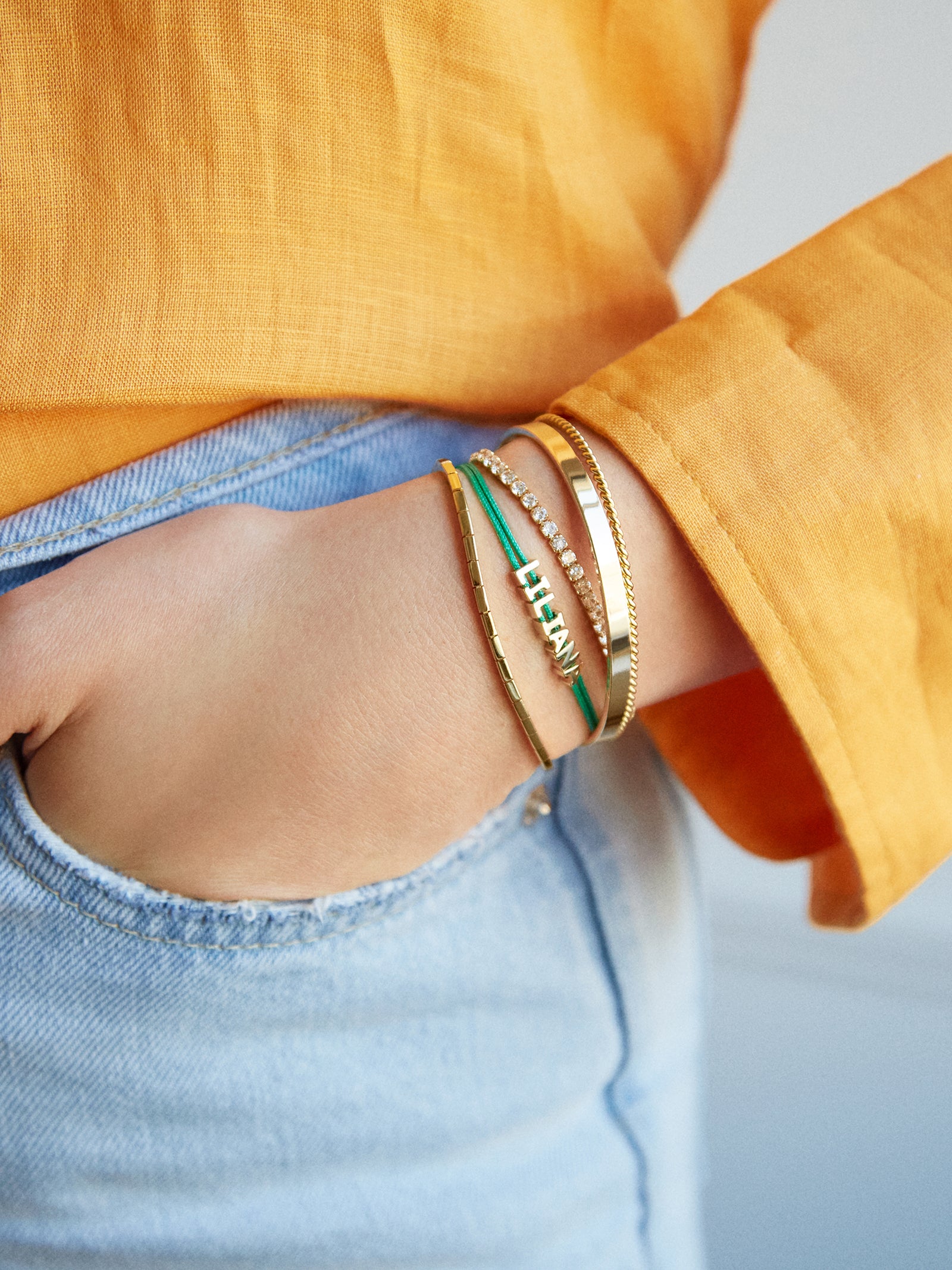 Custom Cord Bracelet - Bright Green-Blues Comming