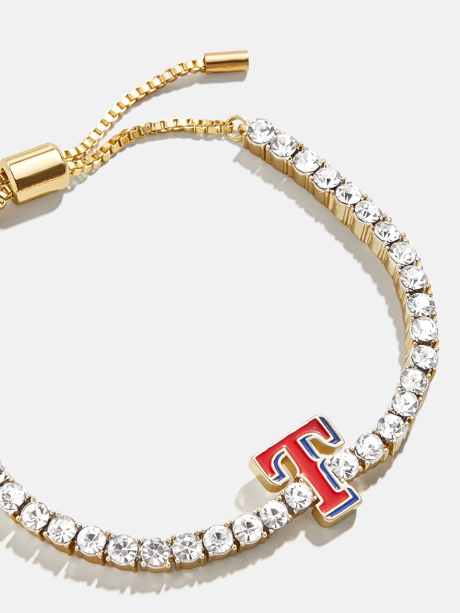 MLB Gold Tennis Bracelet - Texas Rangers-Blues Comming