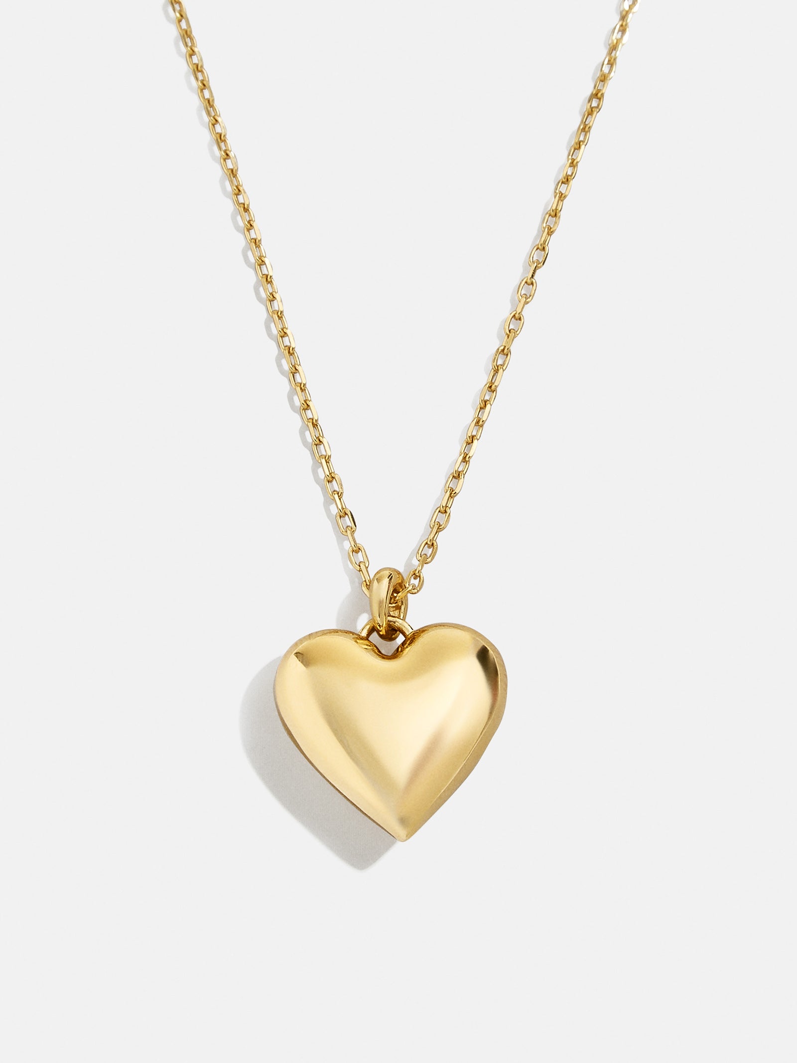 18K Gold Custom Bubble Heart Necklace - 18K Gold-Blues Comming