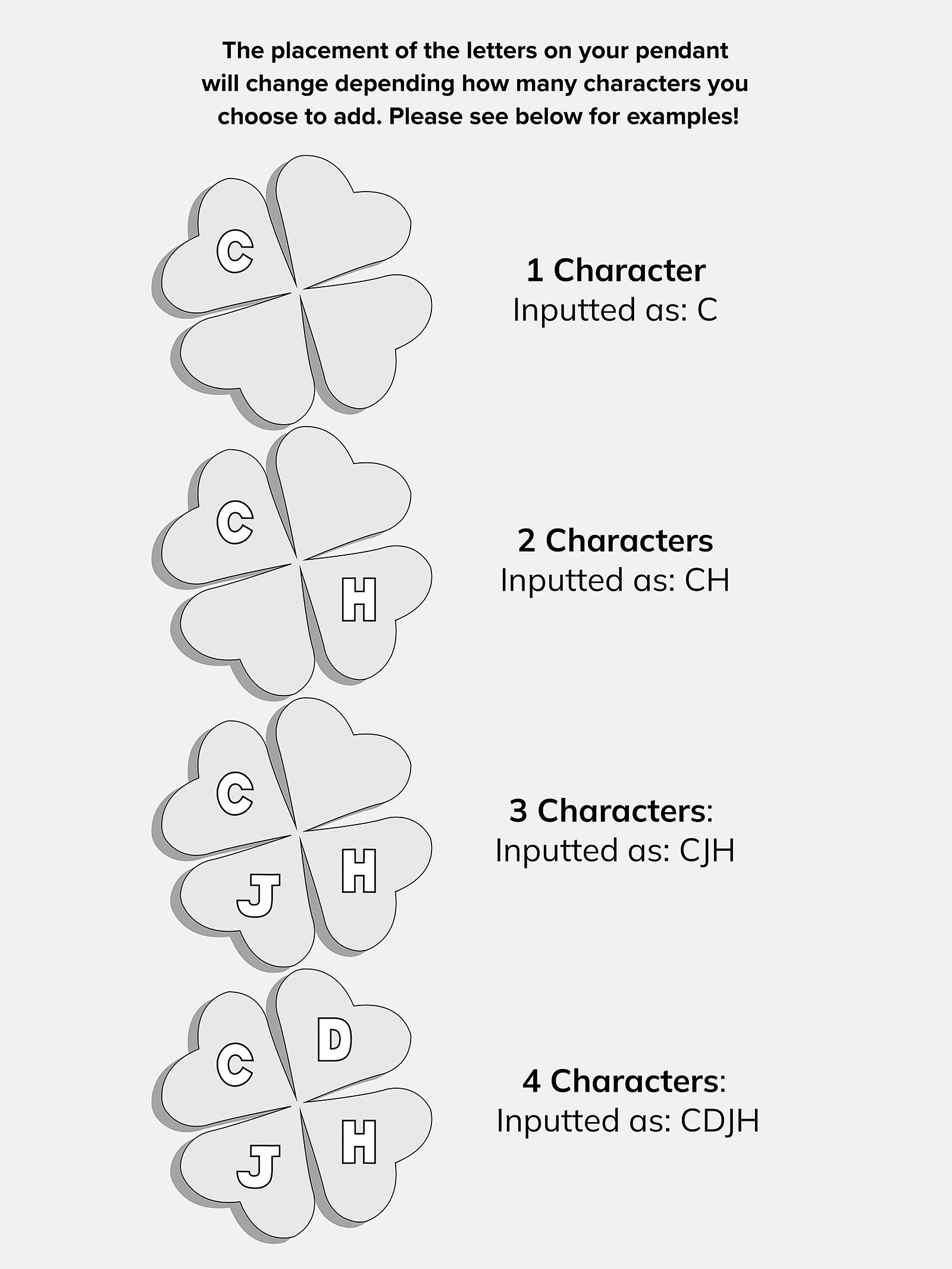 Clover Sterling Silver Custom Pendant Necklace - Sterling Silver-Blues Comming