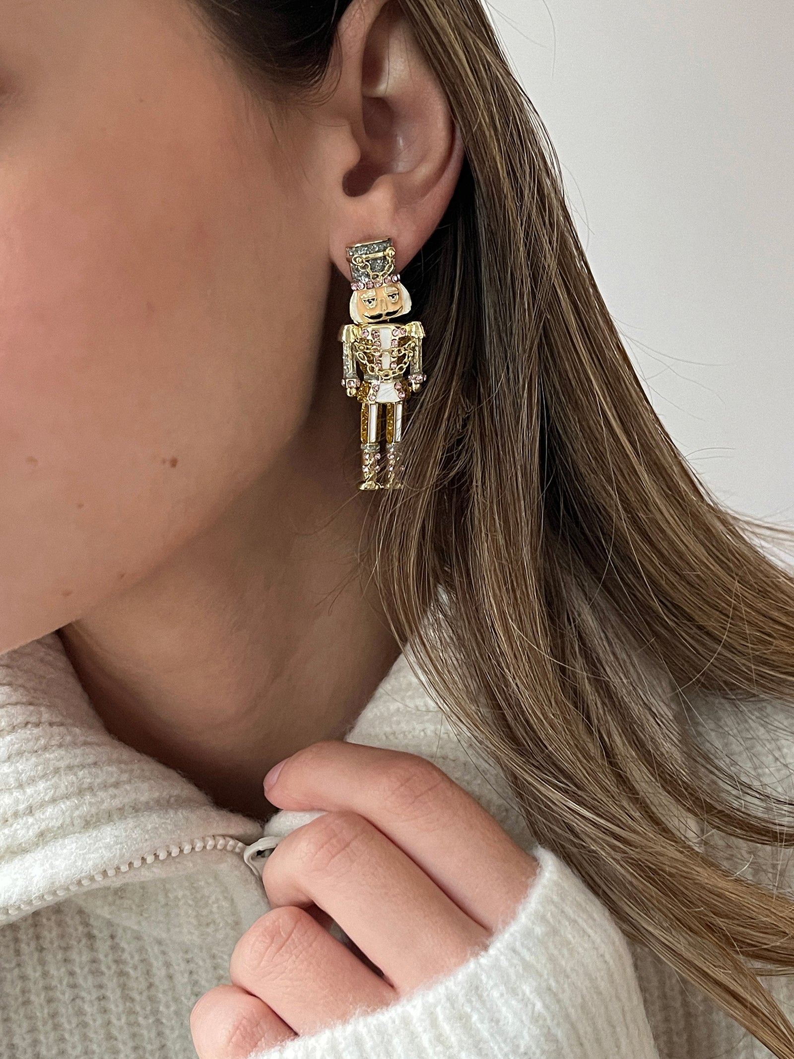 Sugarplum Soldier Nutcracker Earrings - Nutcracker-Blues Comming