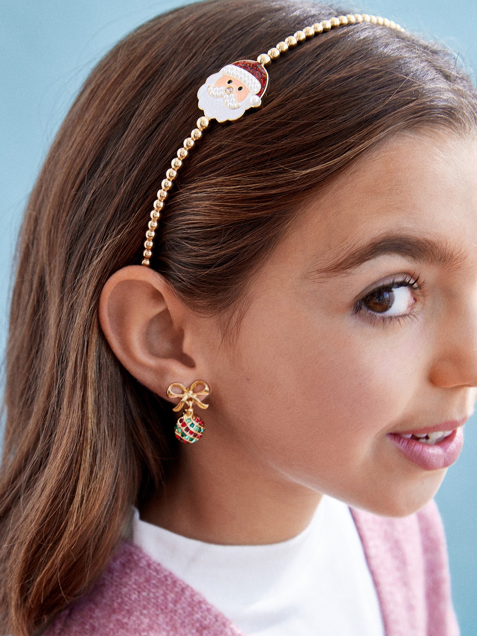 Kids' Holiday Headbands - Santa Claus-Blues Comming