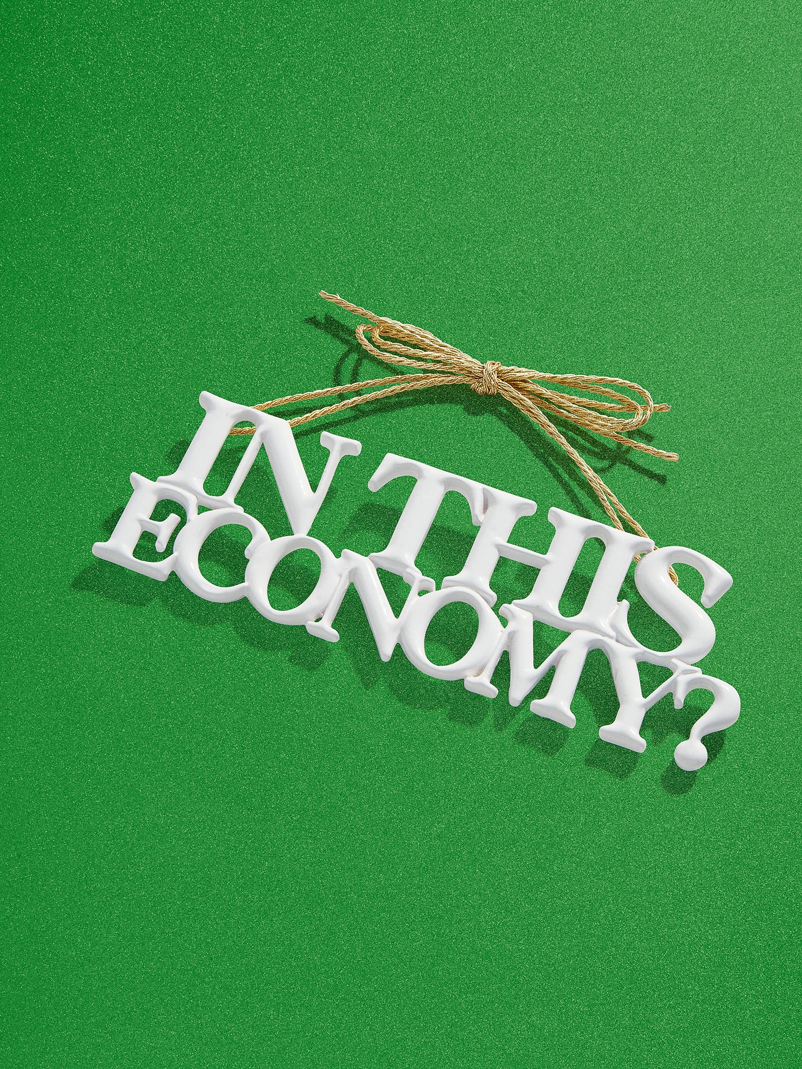 Say It All Ornament - In This Economy Ornament-Blues Comming