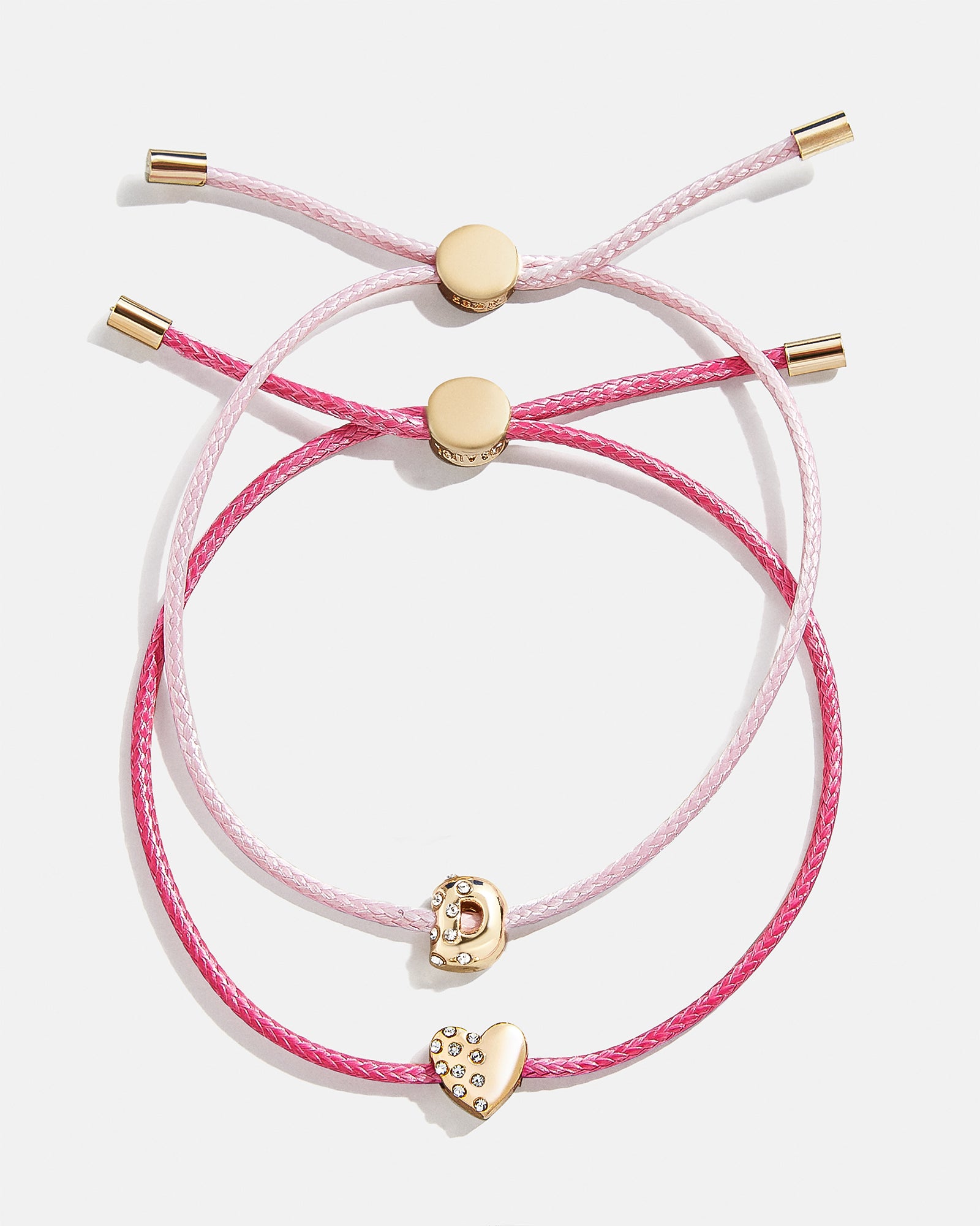 Kids' Cord Initial Bracelet Set - Pink-Blues Comming