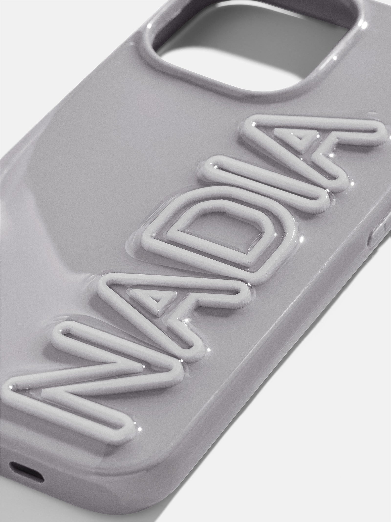 Fine Line Custom IPhone Case - Gray/Light Gray-Blues Comming