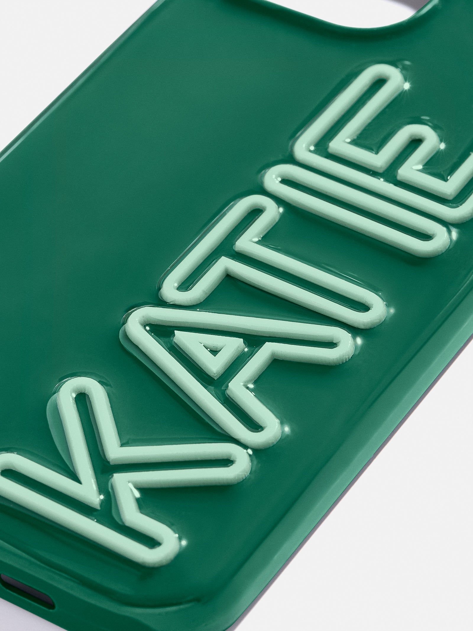 Fine Line Custom IPhone Case - Green/Light Green-Blues Comming