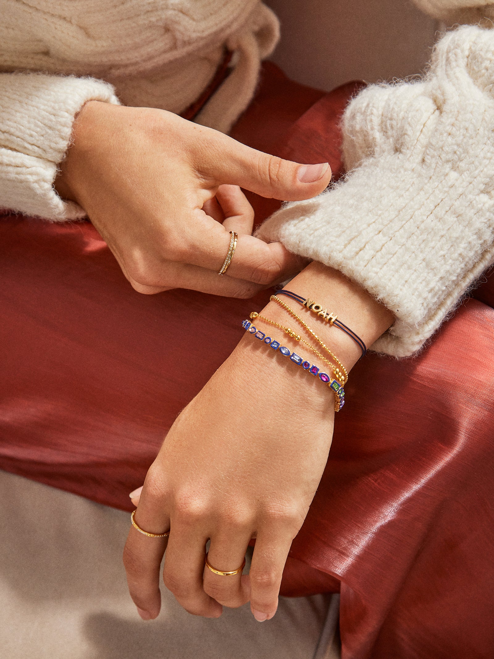 Custom Cord Bracelet - Navy-Blues Comming