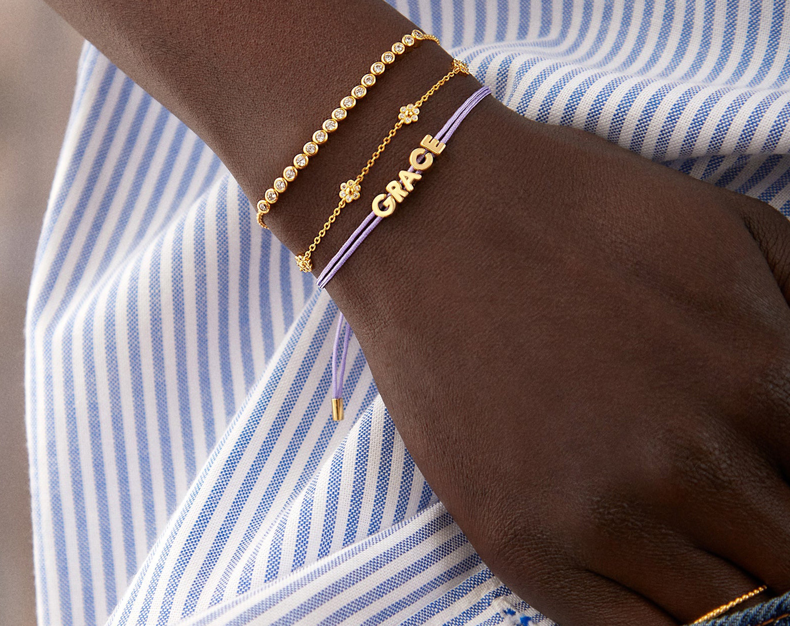 Custom Cord Bracelet - Lavender-Blues Comming