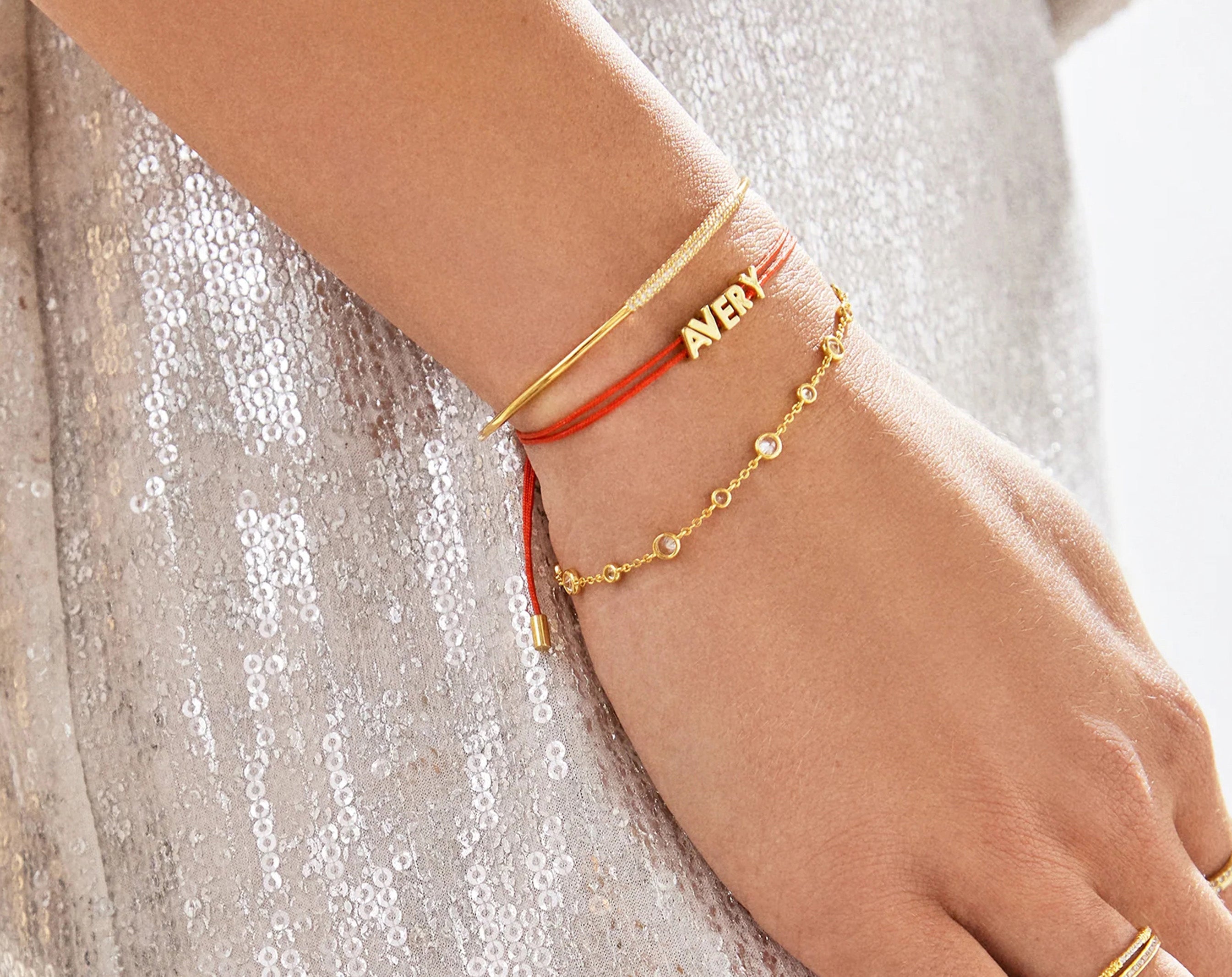 Custom Cord Bracelet - Bright Red-Blues Comming