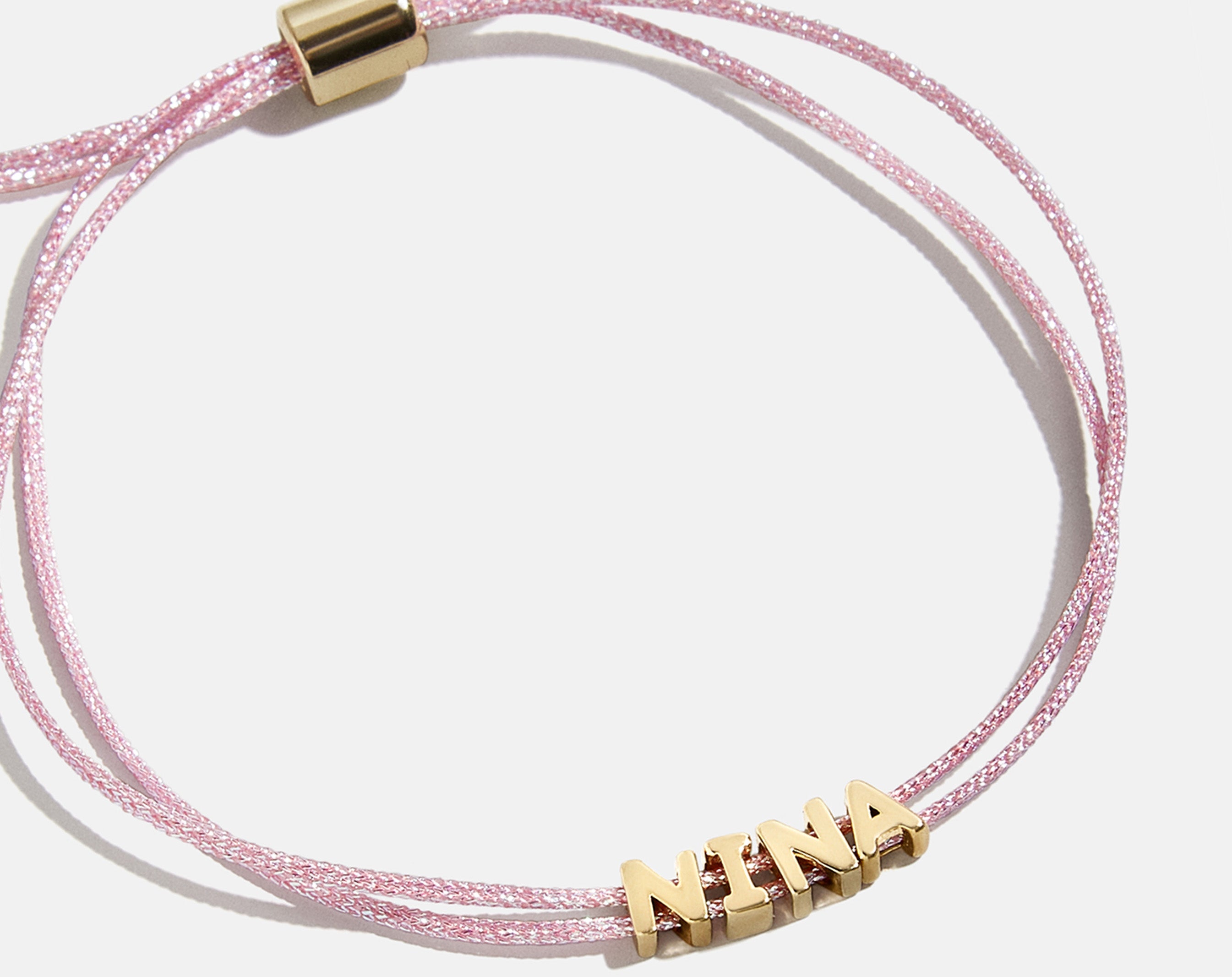 Custom Cord Bracelet - Metallic Pink-Blues Comming
