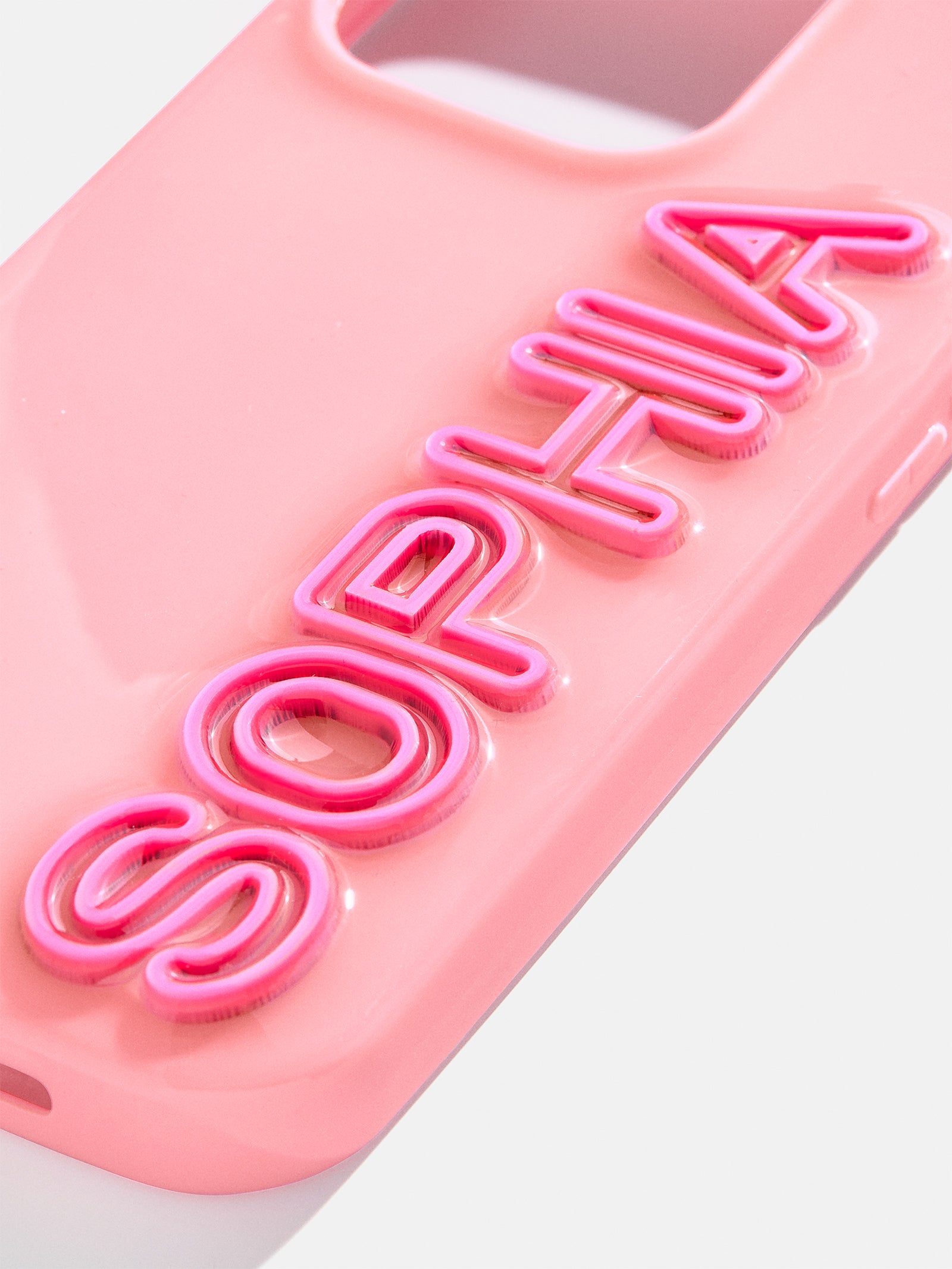 Fine Line Custom iPhone Case - Blush/Pink-Blues Comming
