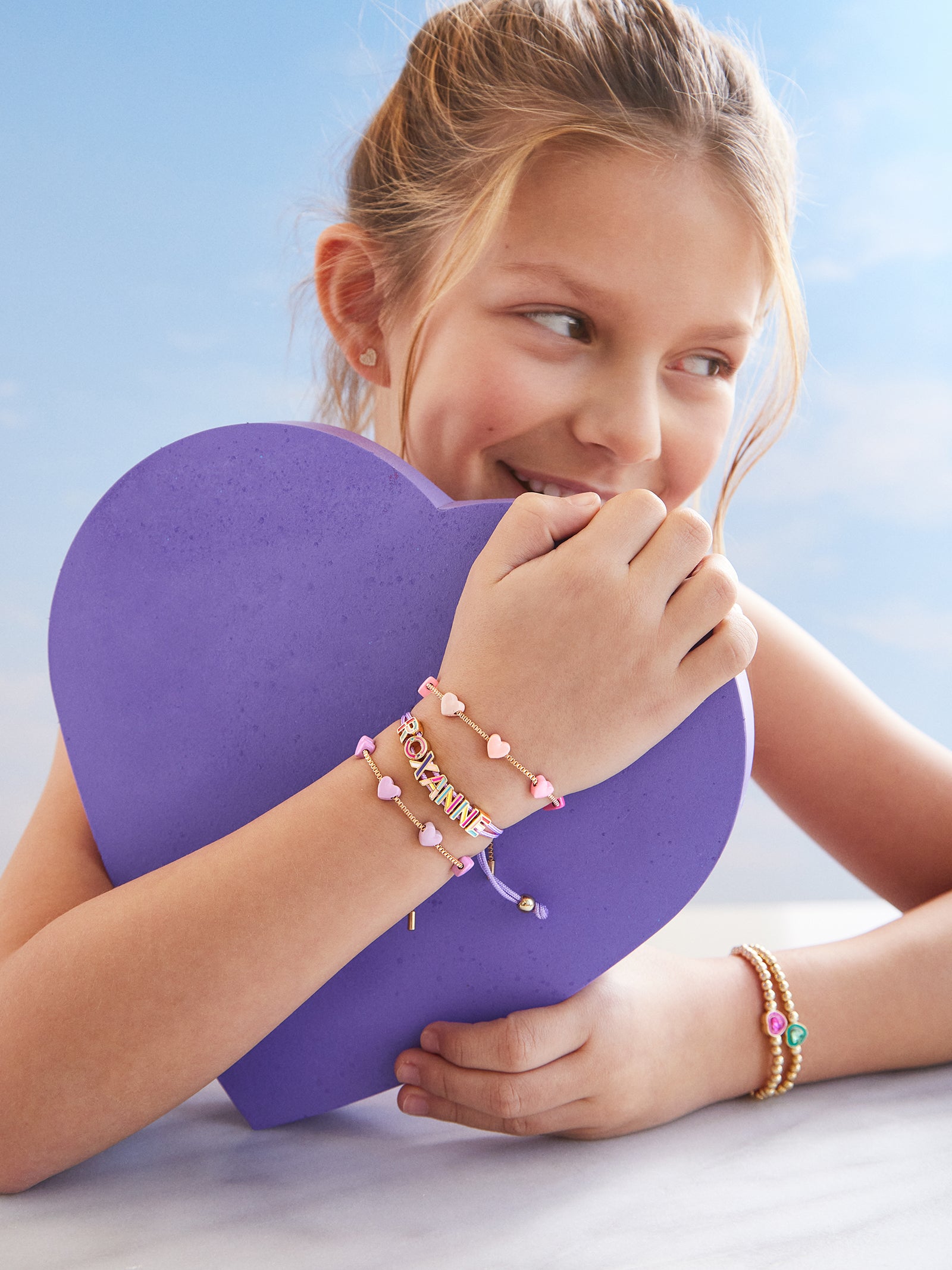 Brittany Kids' Bracelet - Pink-Blues Comming