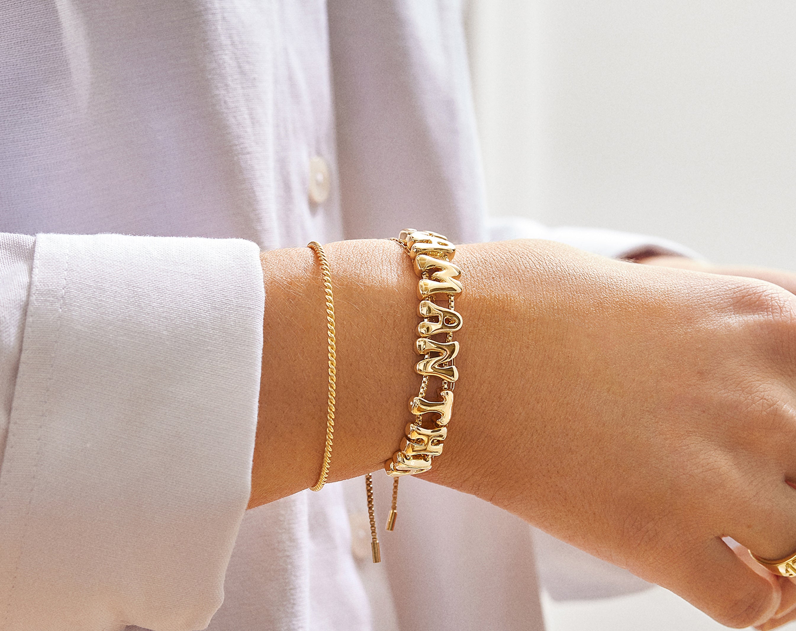 Bubble Slider Custom Bracelet - Bubble Double Strand-Blues Comming