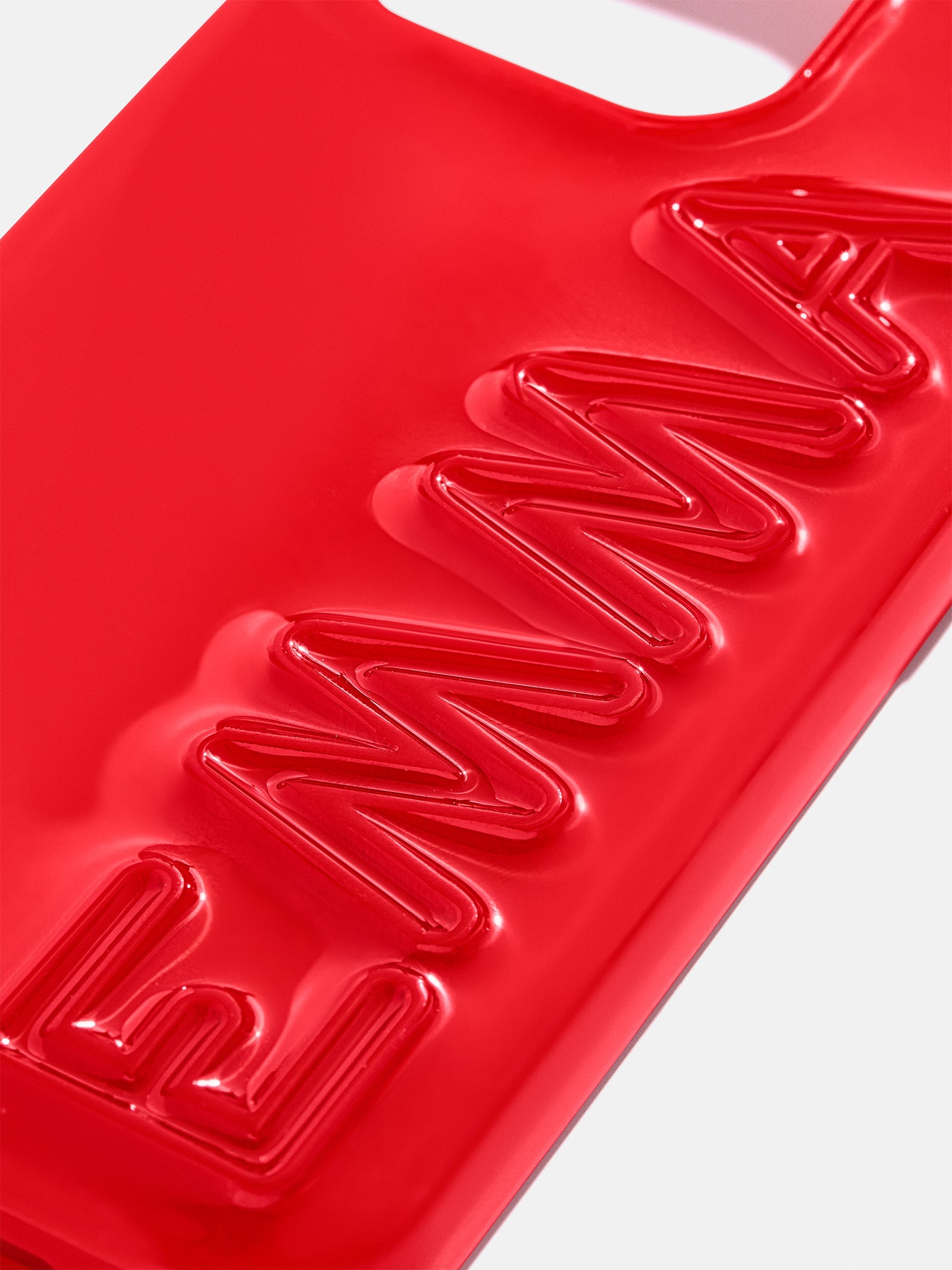 Fine Line Custom iPhone Case - Red/Red-Blues Comming