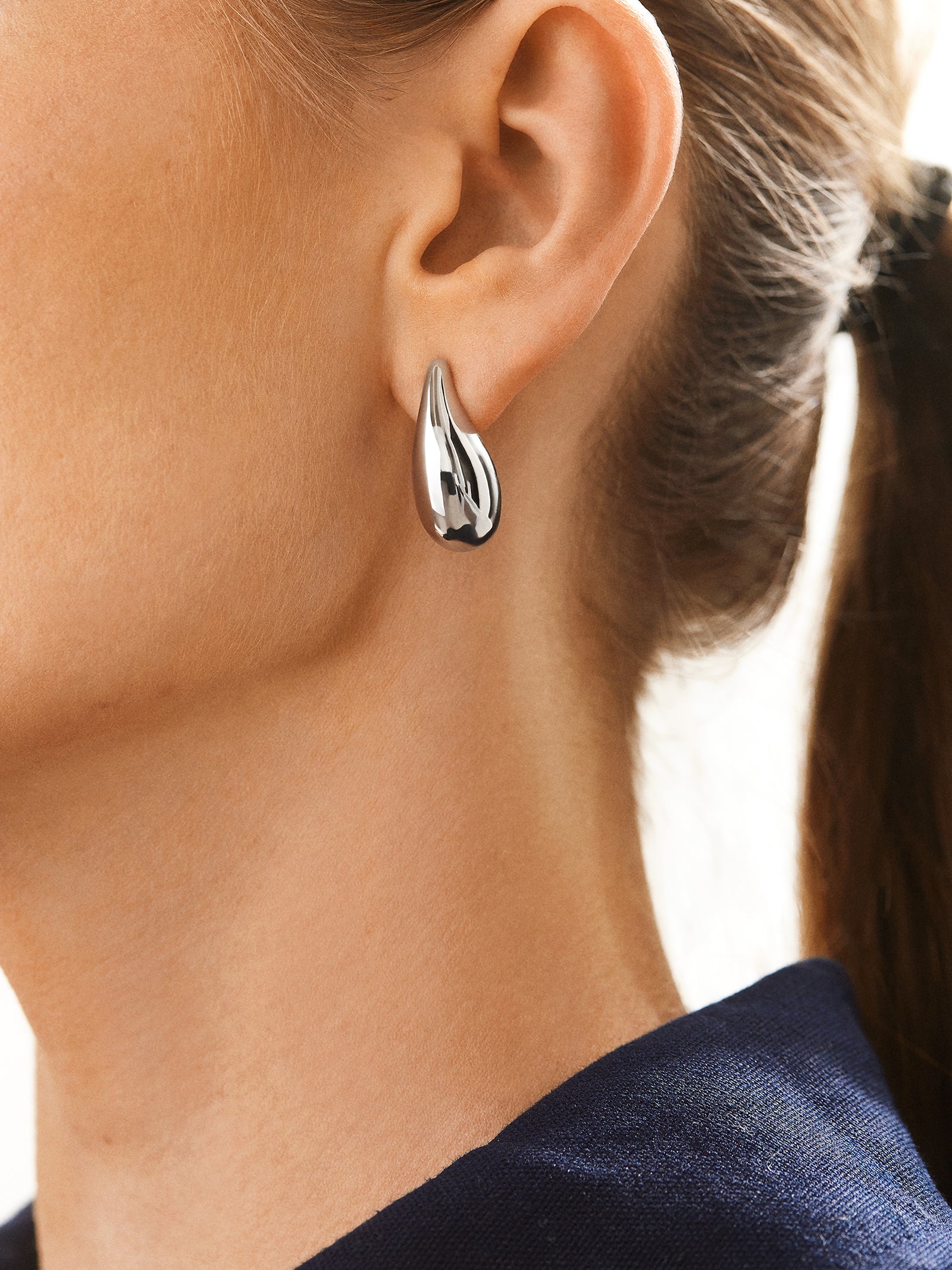 Ella Earrings - Silver-Blues Comming