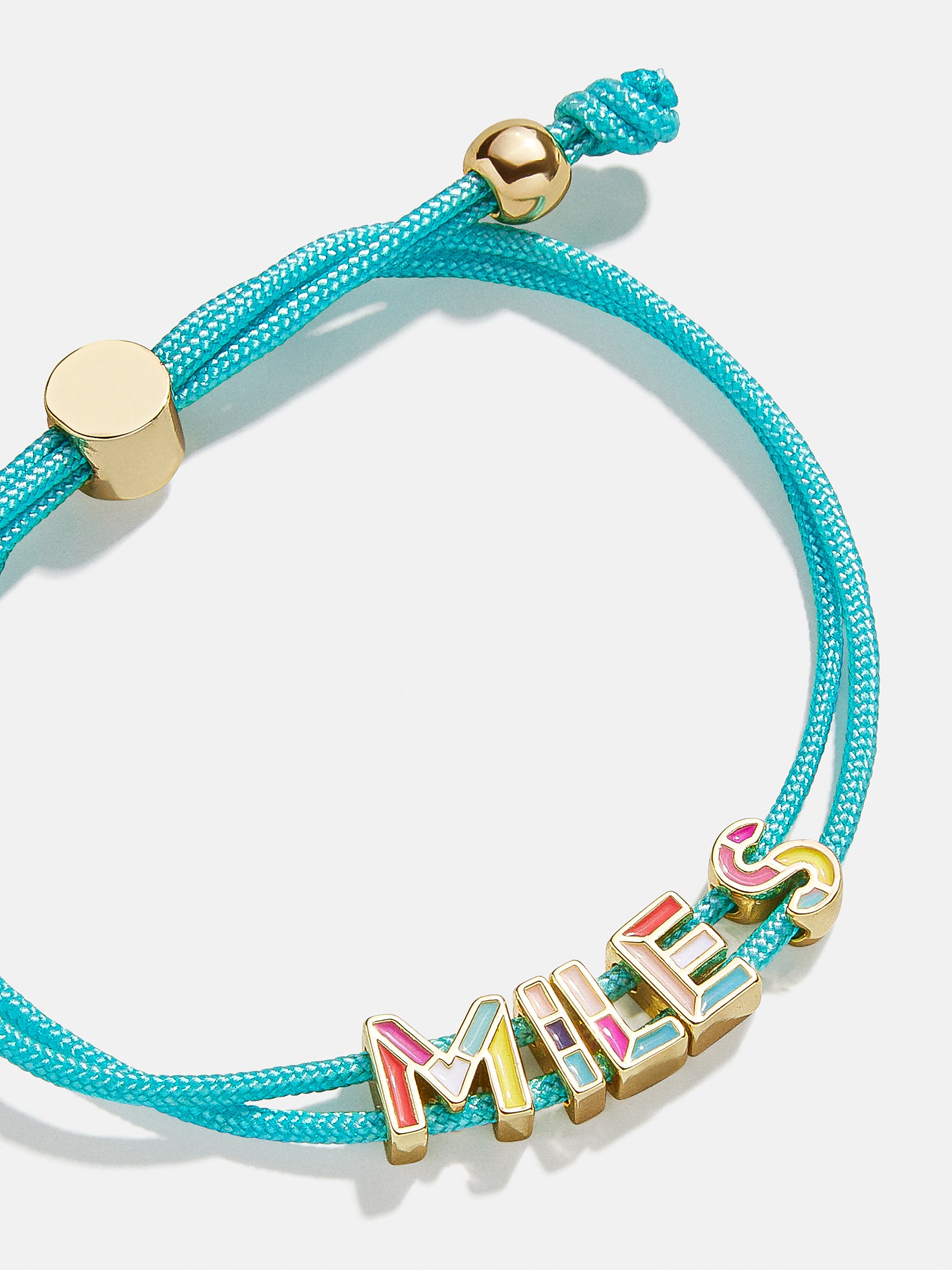 Kids' Custom Cord Bracelet - Aqua-Blues Comming