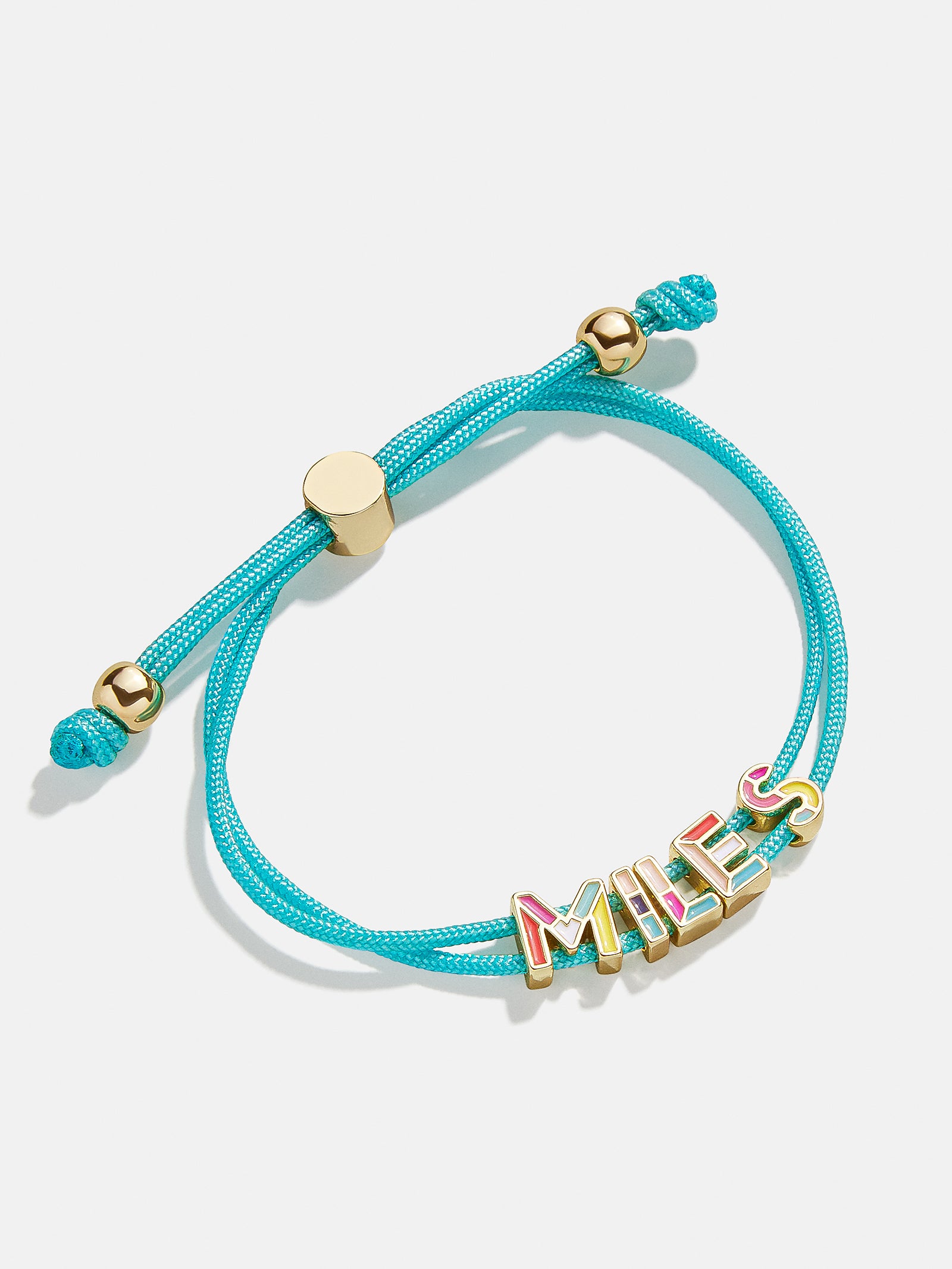 Kids' Custom Cord Bracelet - Aqua-Blues Comming
