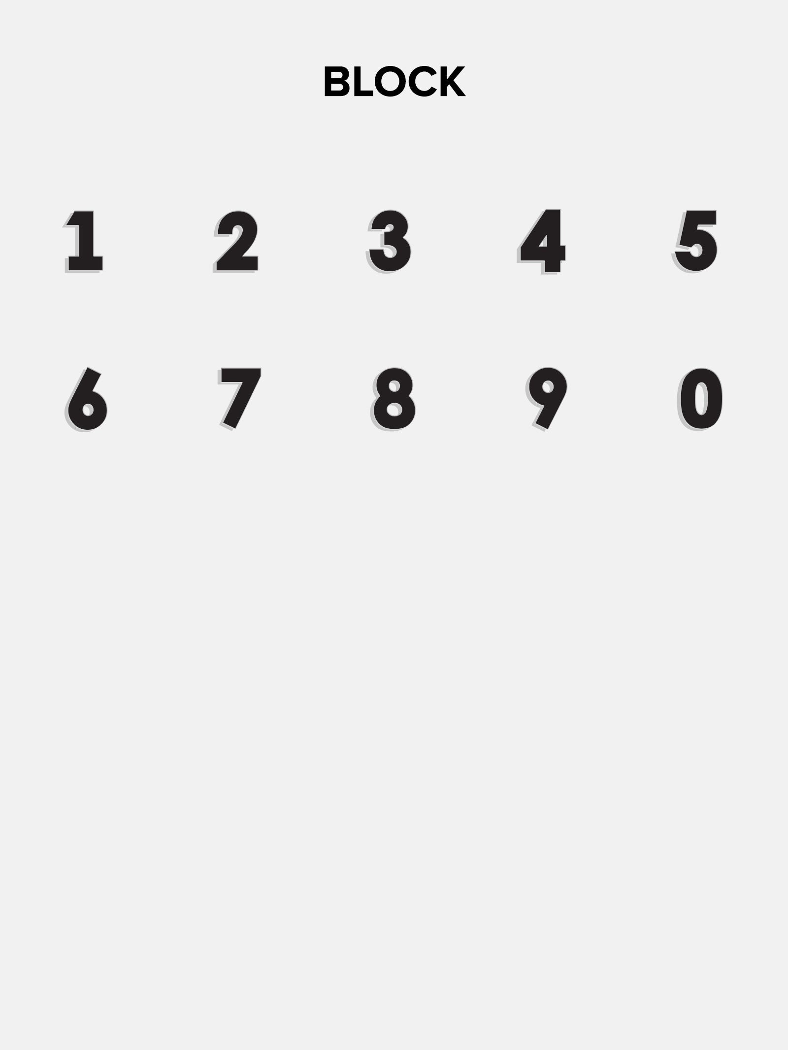 18K Gold Block Font Custom Number Bracelet - Block Font Numbers-Blues Comming