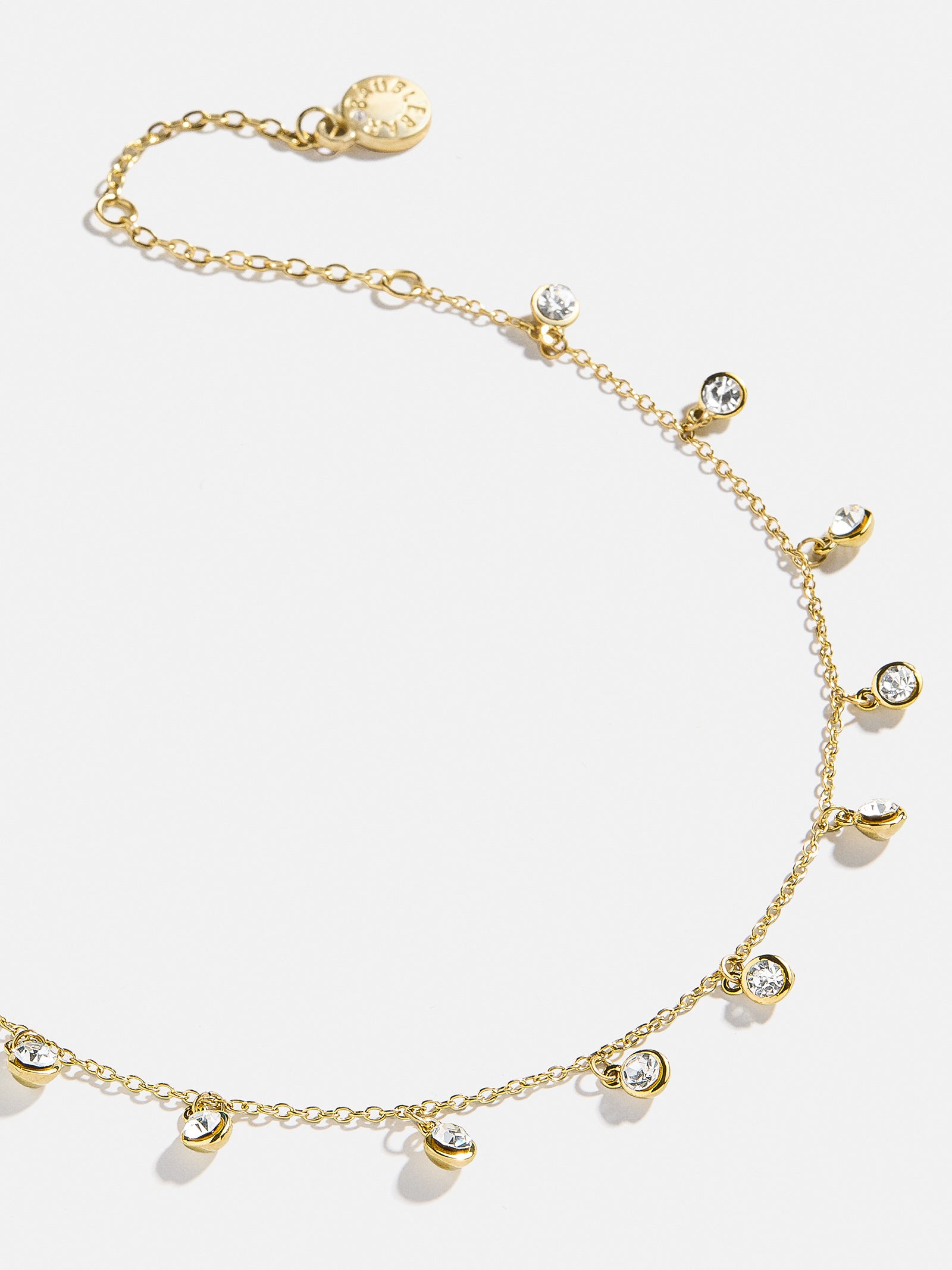 Clio Waterproof Anklet - Gold/Pavé-Blues Comming
