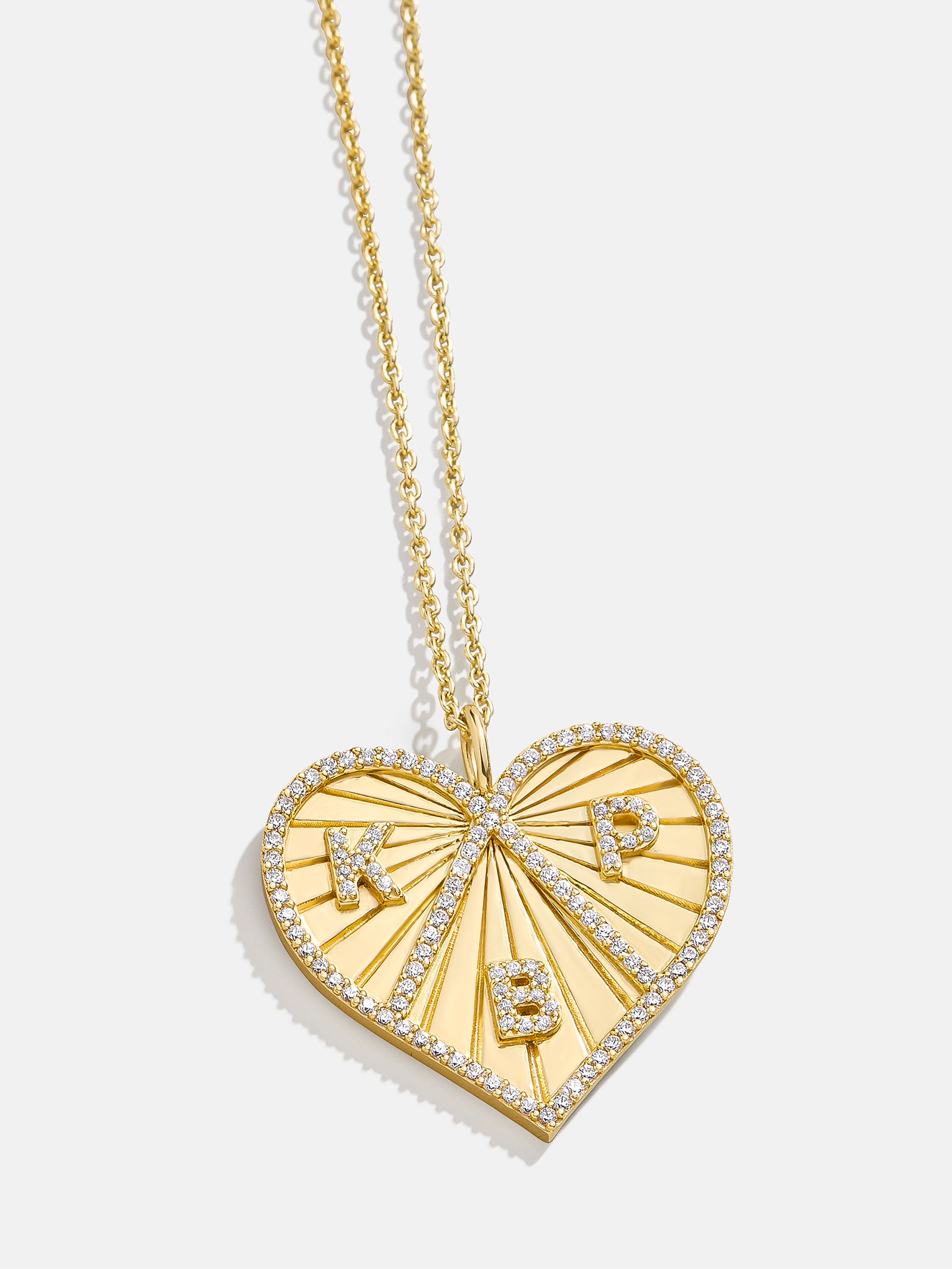 18K Gold Custom Heart Necklace-Blues Comming