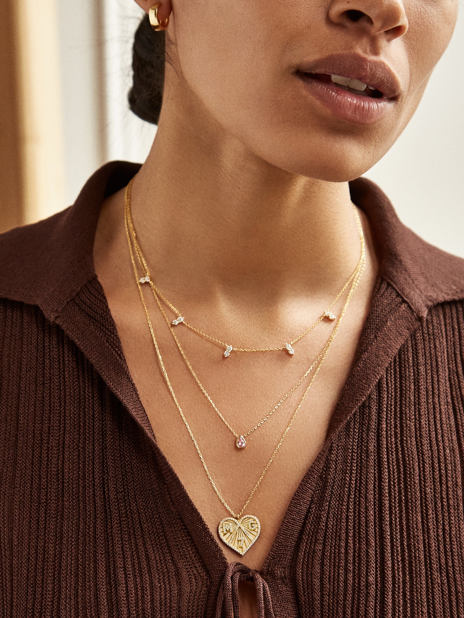 18K Gold Custom Heart Necklace-Blues Comming