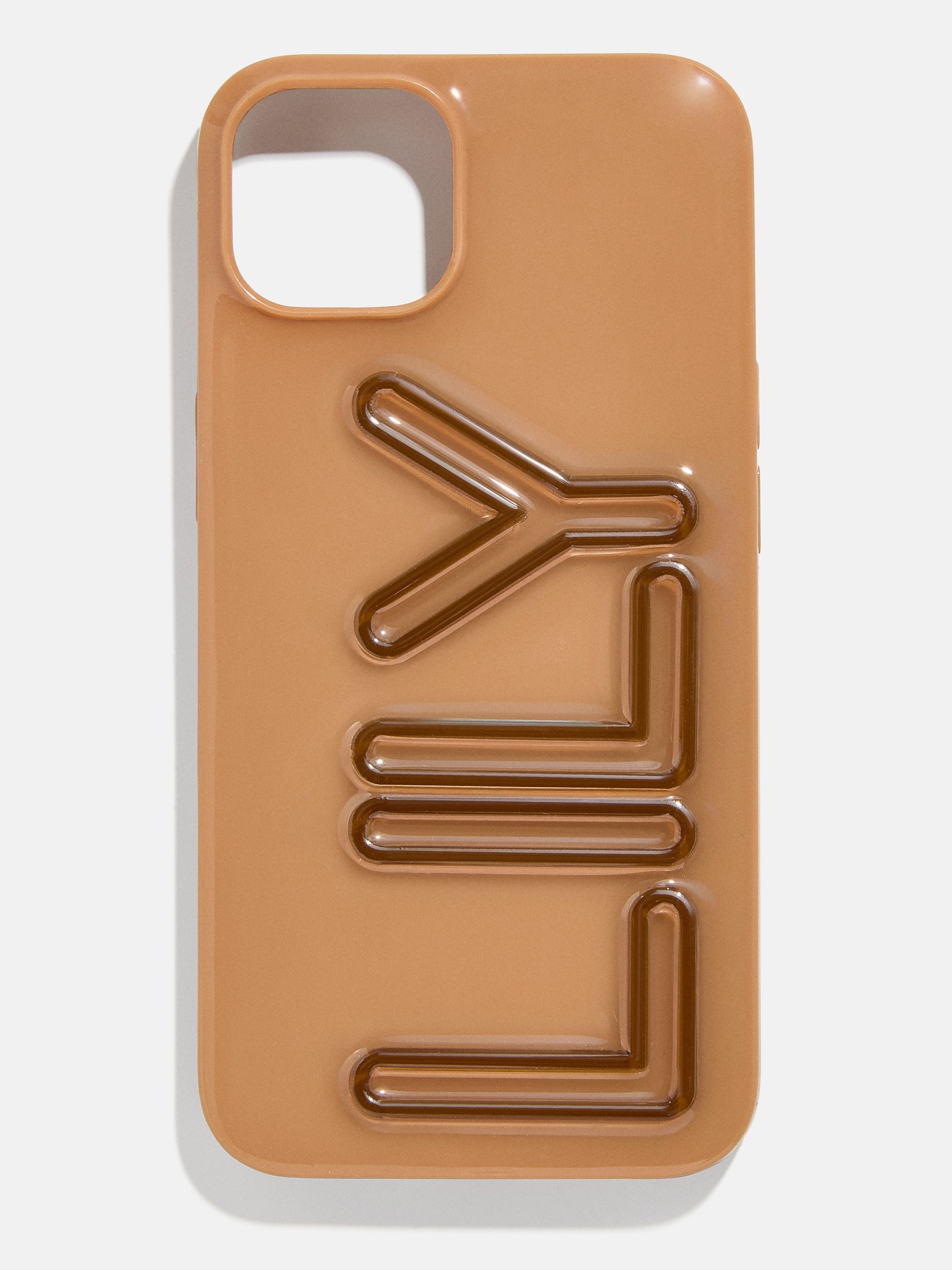 Fine Line Custom iPhone Case - Light Brown/Dark Brown-Blues Comming
