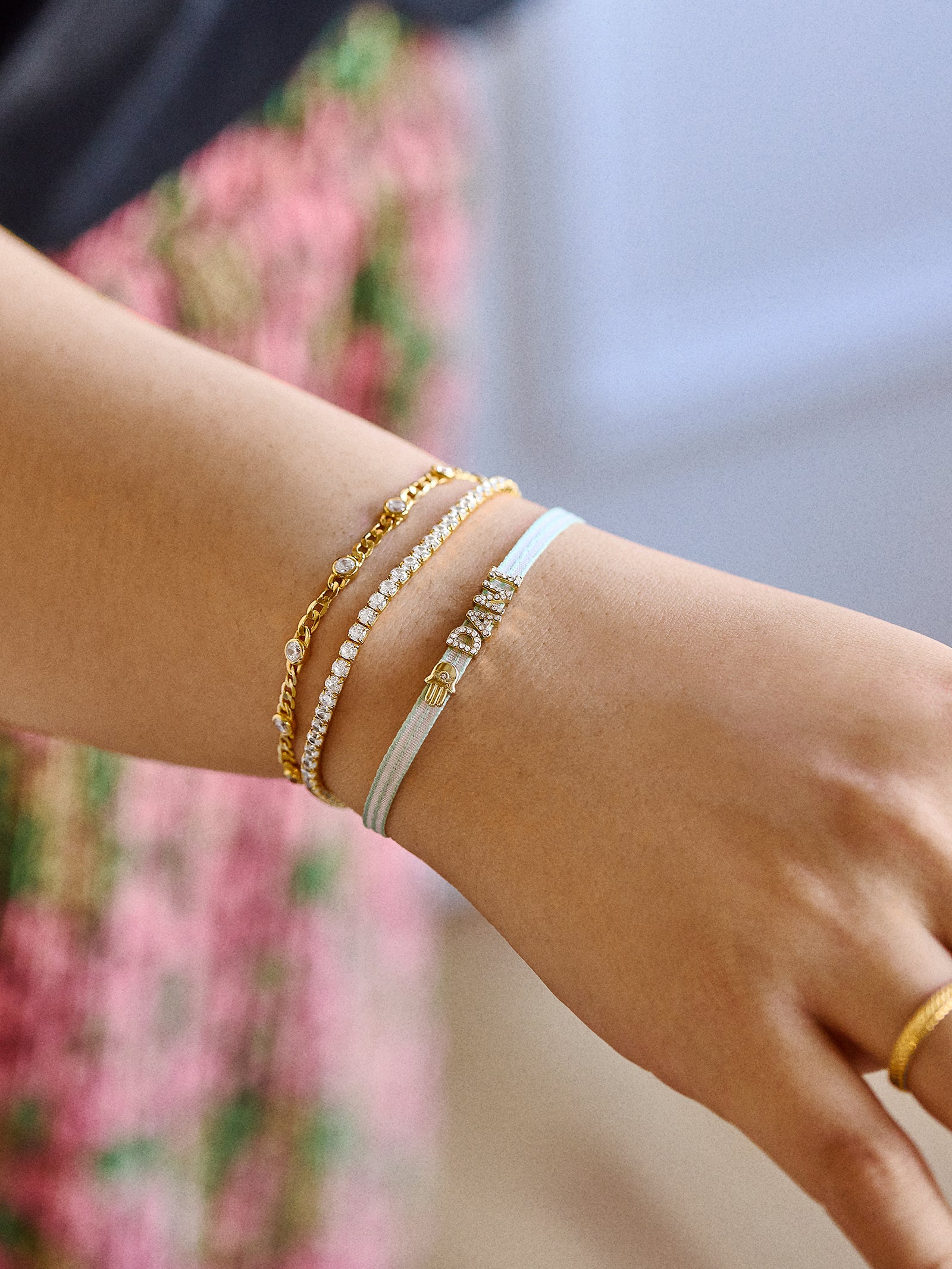 Custom Ribbon Bracelet - Mint Green Ribbon-Blues Comming