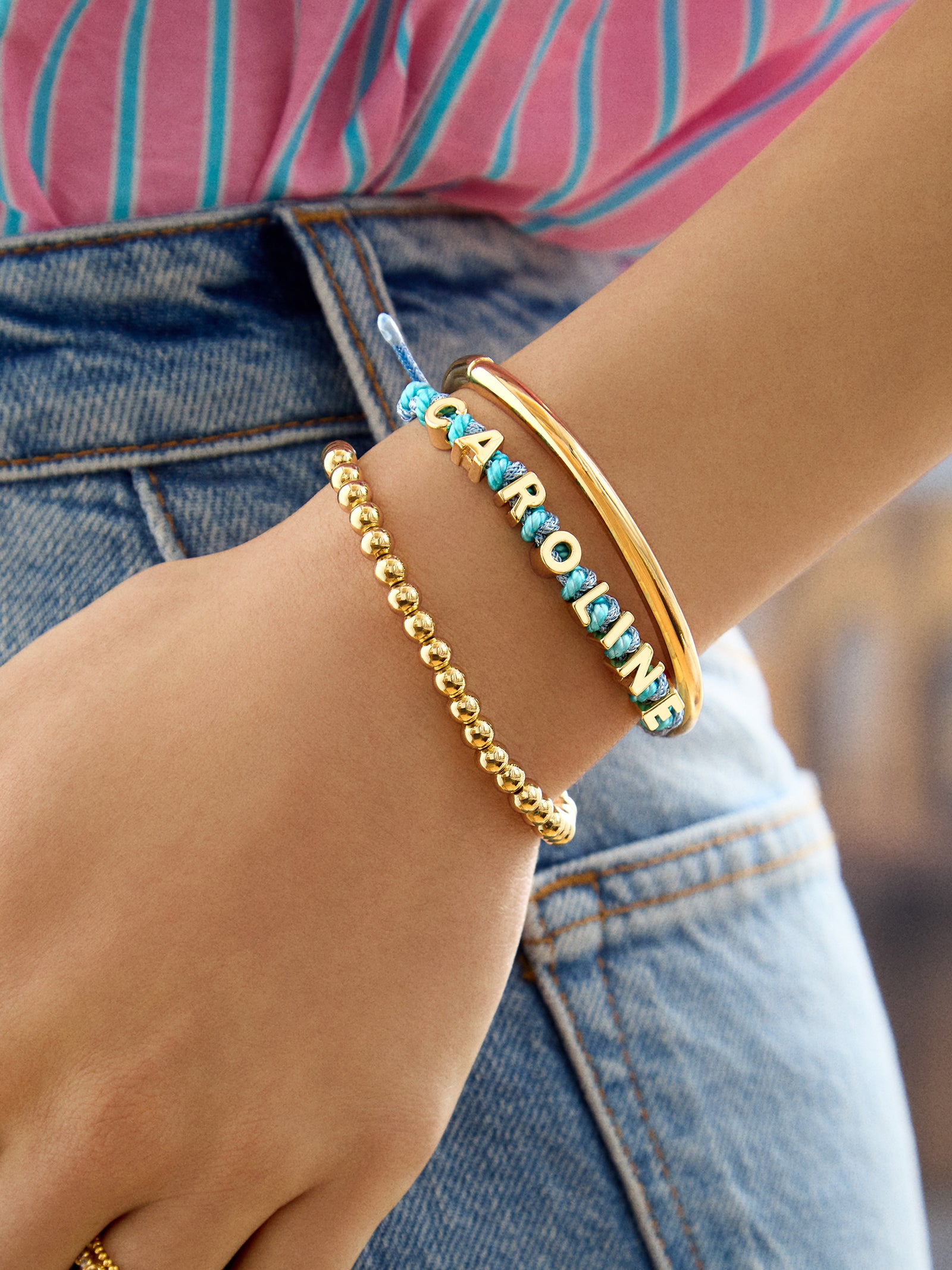 Paracord Waterproof Custom Nameplate Bracelet - Blue Berry-Blues Comming