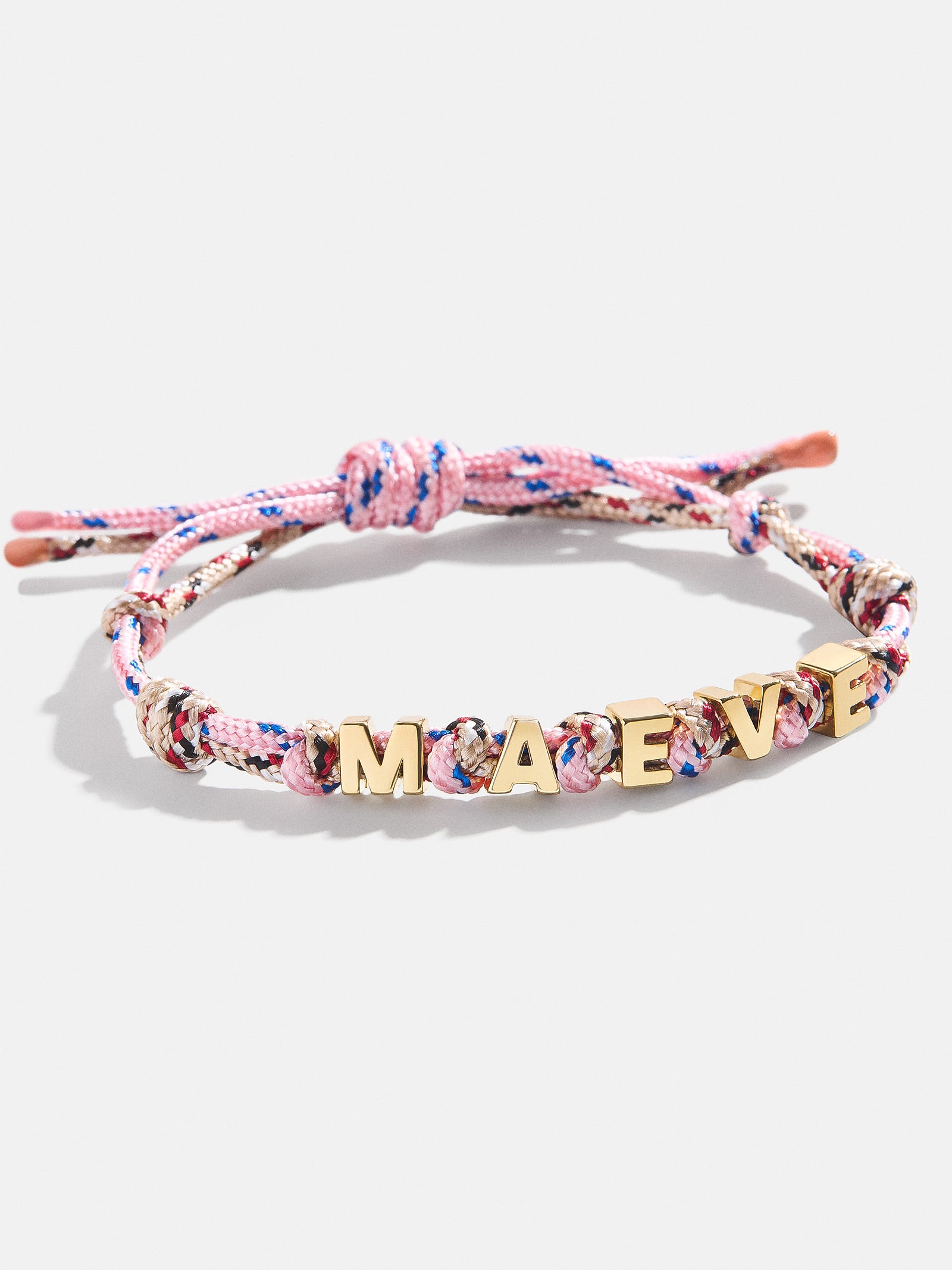 Paracord Waterproof Custom Nameplate Bracelet - Pink Watermelon-Blues Comming