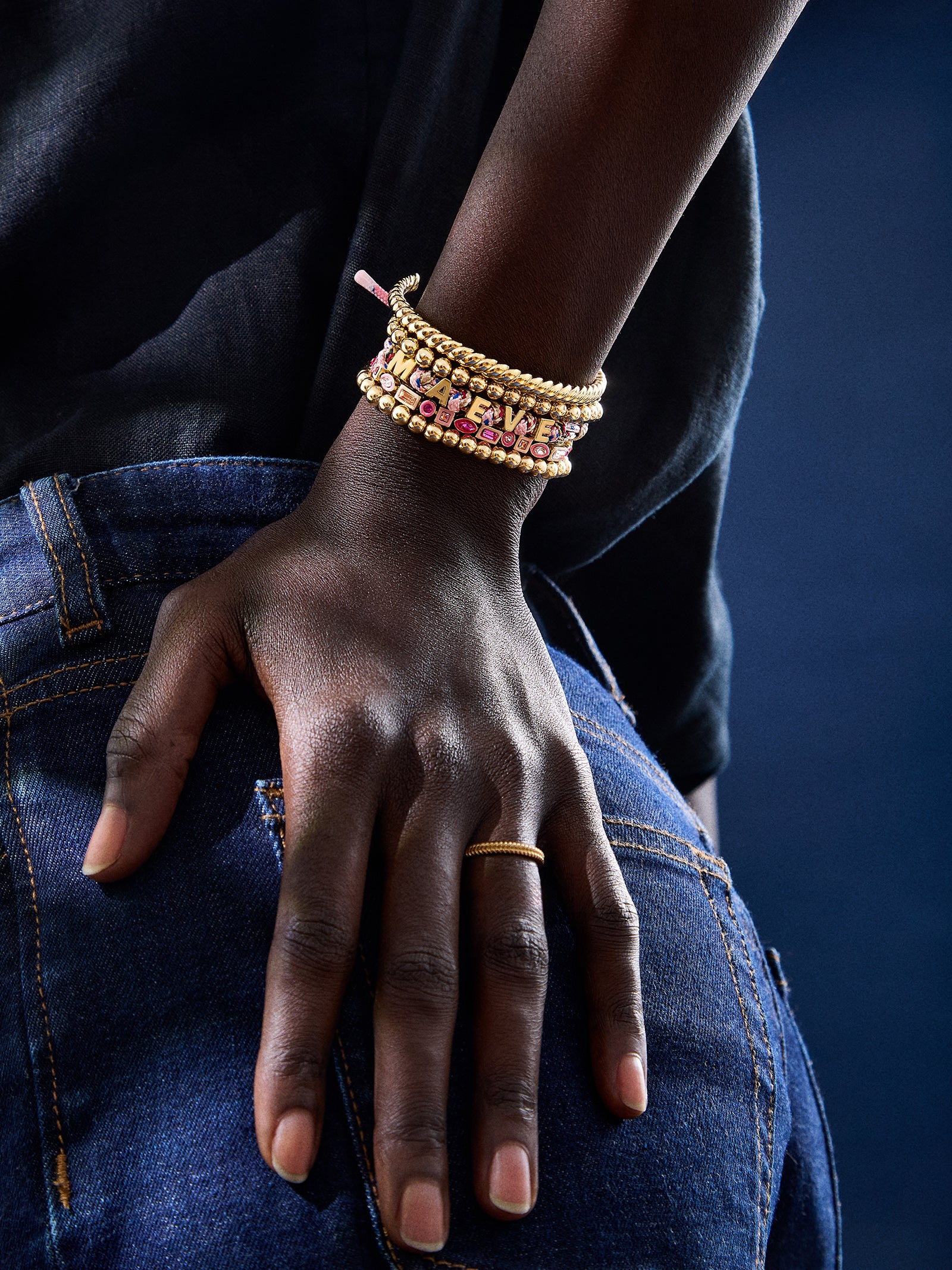 Paracord Waterproof Custom Nameplate Bracelet - Pink Watermelon-Blues Comming