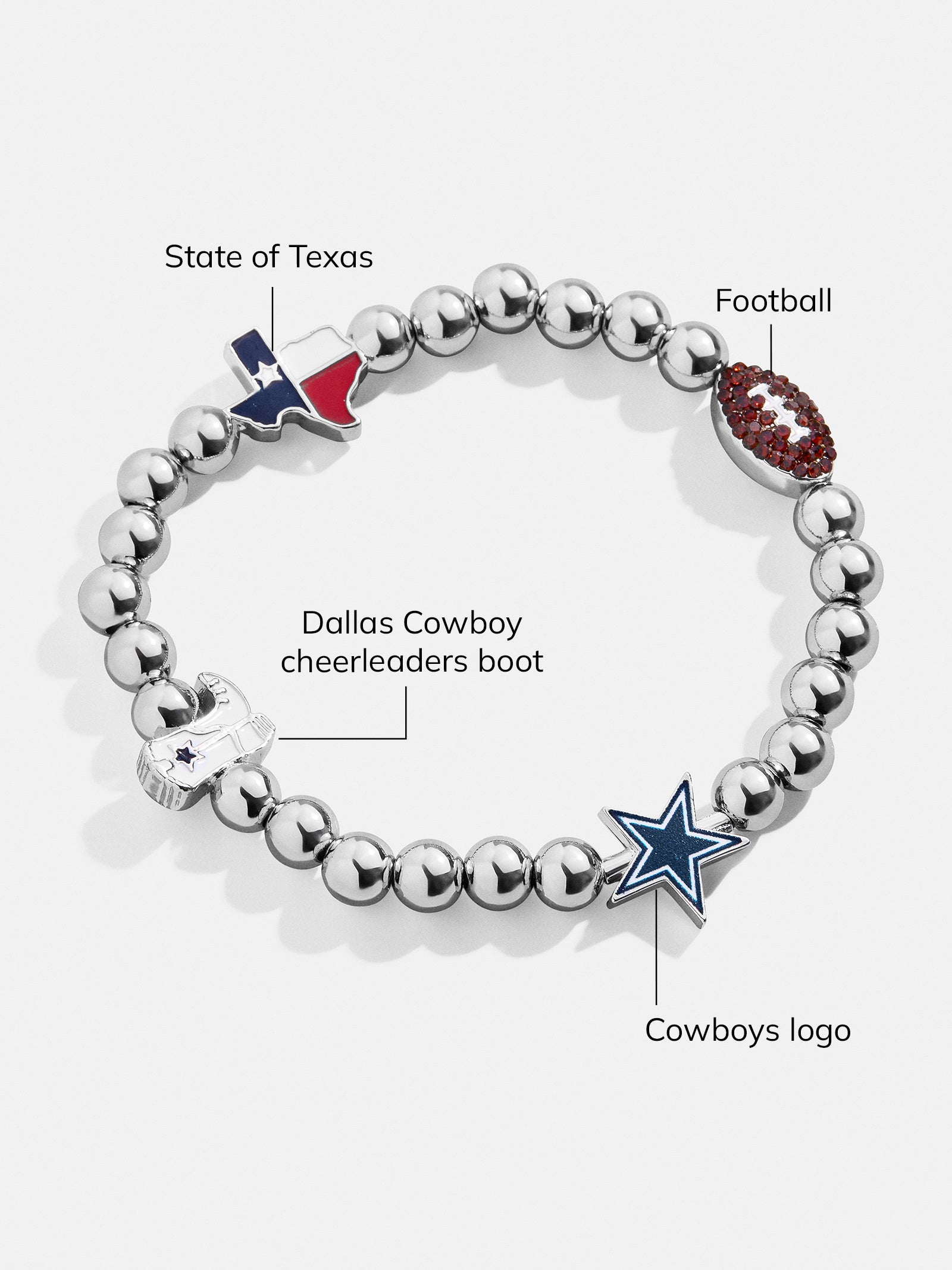 NFL Pisa Charm Bracelet - Dallas Cowboys-Blues Comming