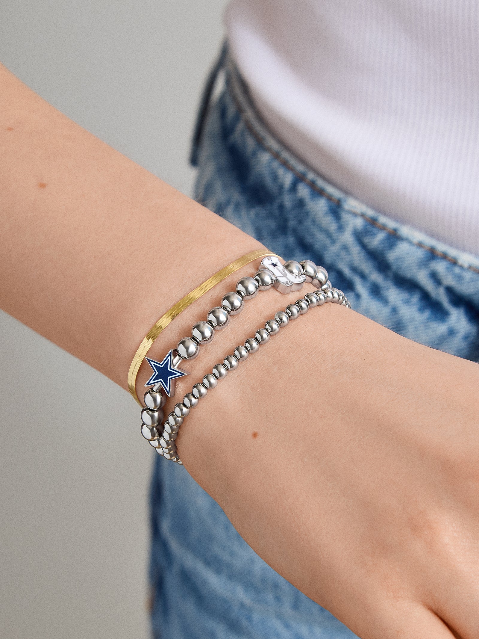 NFL Pisa Charm Bracelet - Dallas Cowboys-Blues Comming