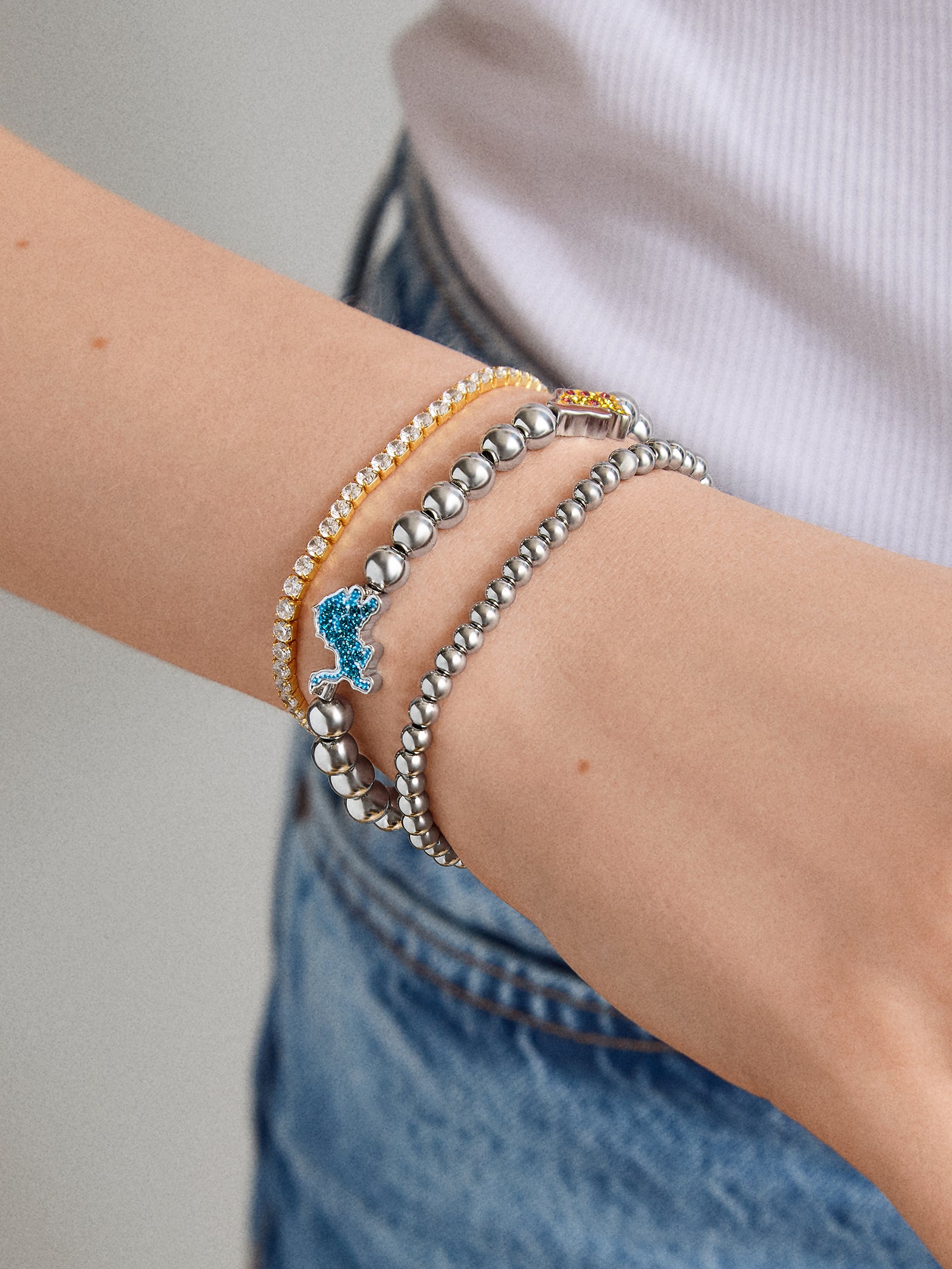 NFL Pisa Charm Bracelet - Detroit Lions-Blues Comming