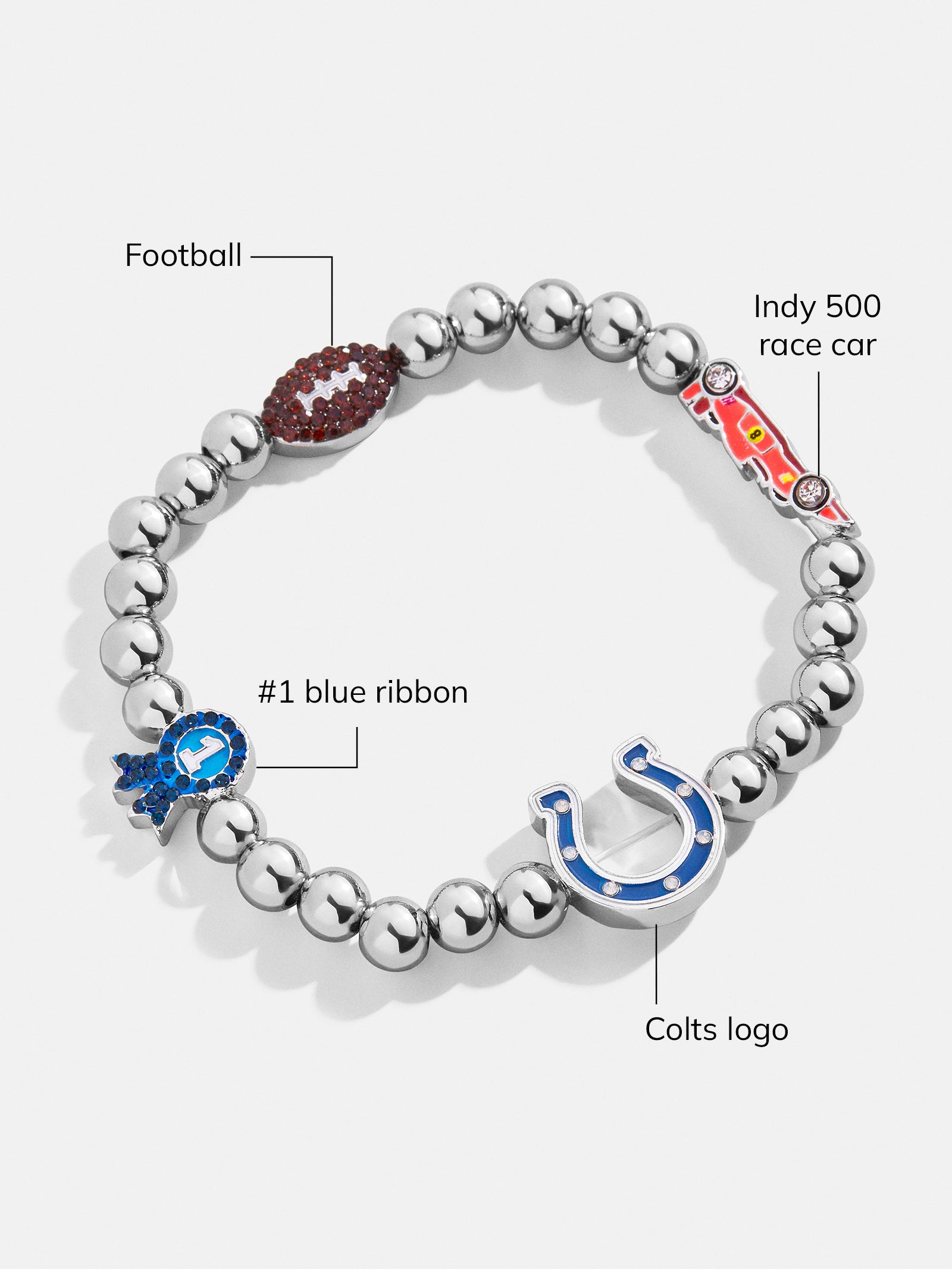 NFL Pisa Charm Bracelet - Indianapolis Colts-Blues Comming