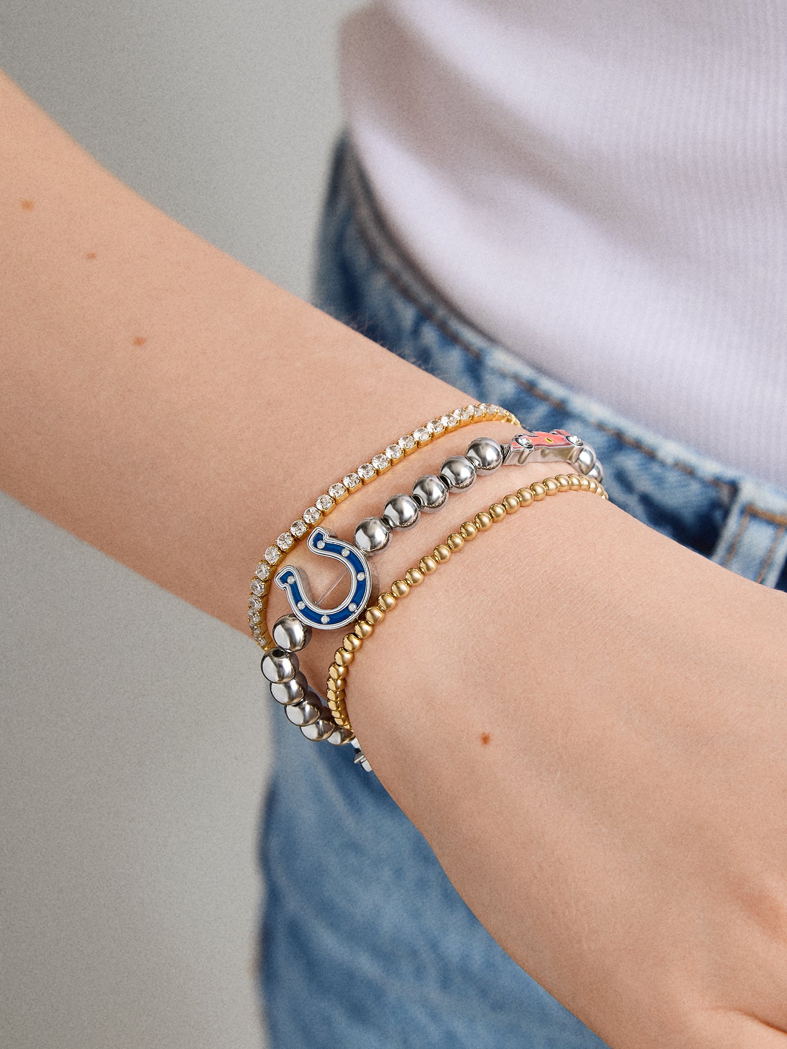 NFL Pisa Charm Bracelet - Indianapolis Colts-Blues Comming