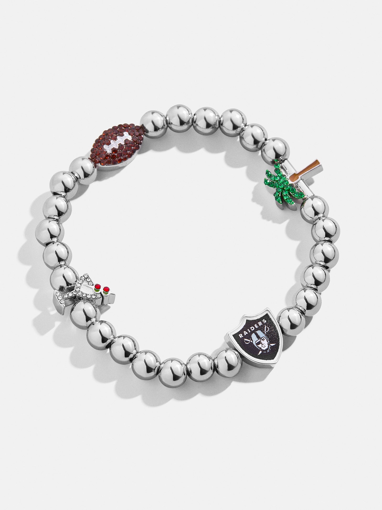 NFL Pisa Charm Bracelet - Las Vegas Raiders-Blues Comming