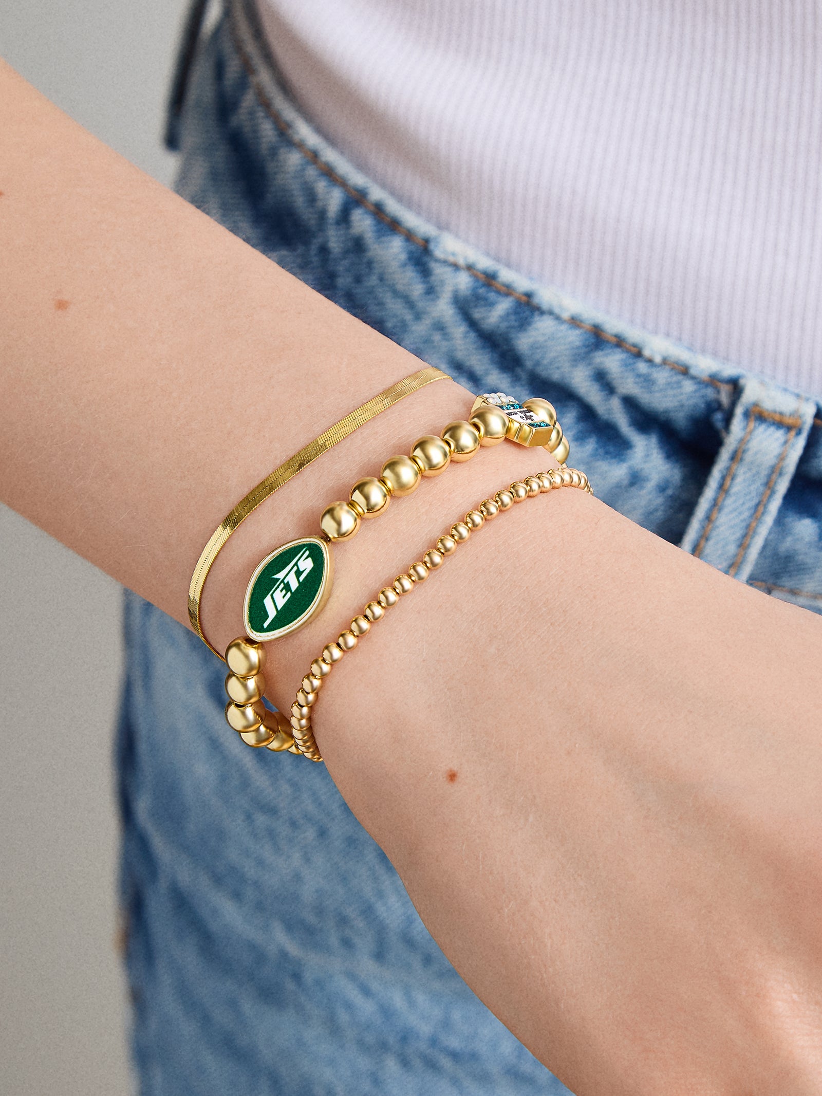 NFL Pisa Charm Bracelet - New York Jets-Blues Comming