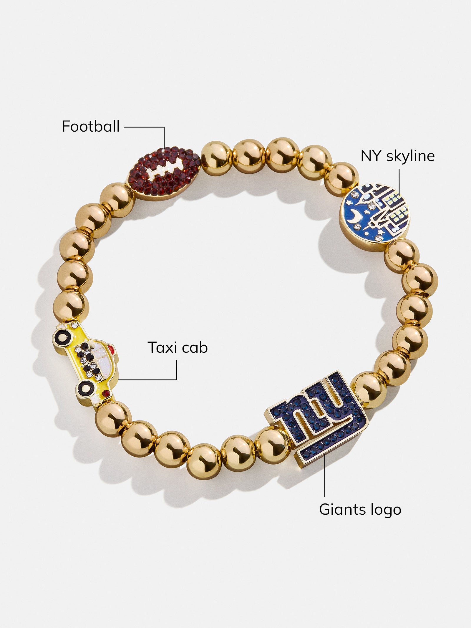 NFL Pisa Charm Bracelet - New York Giants-Blues Comming