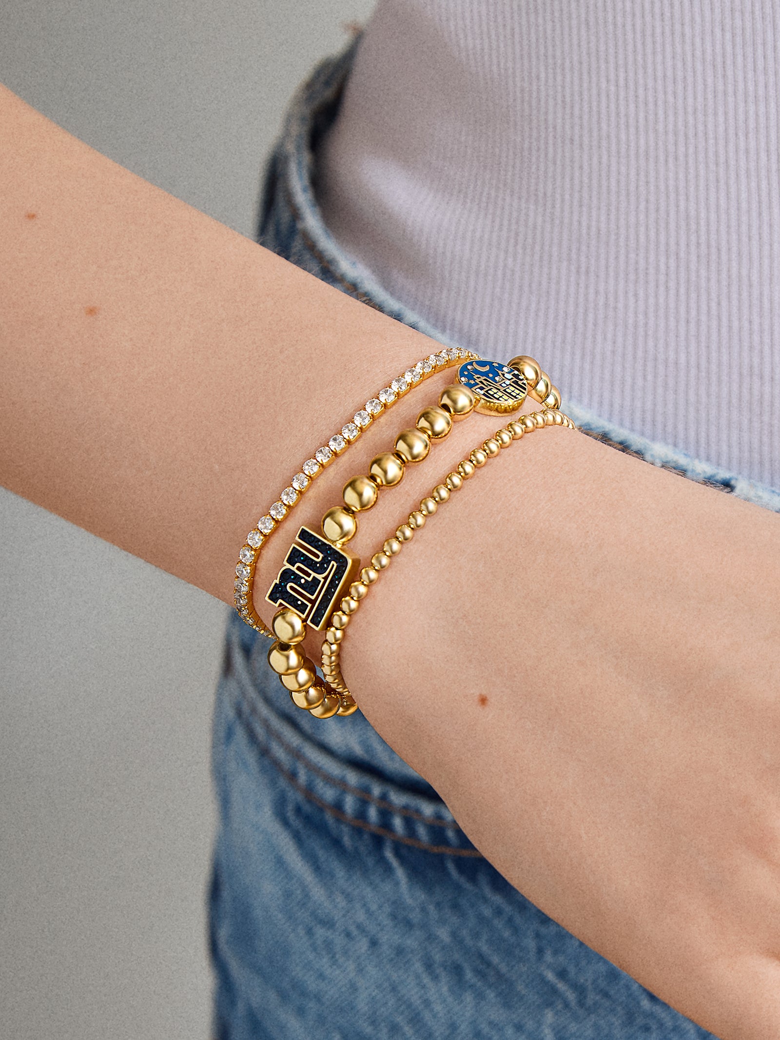 NFL Pisa Charm Bracelet - New York Giants-Blues Comming