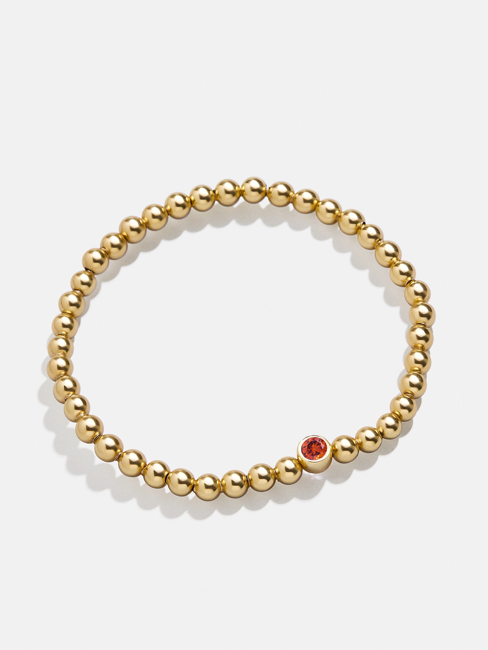 18K Gold Birthstone Pisa Bracelet - Garnet-Blues Comming