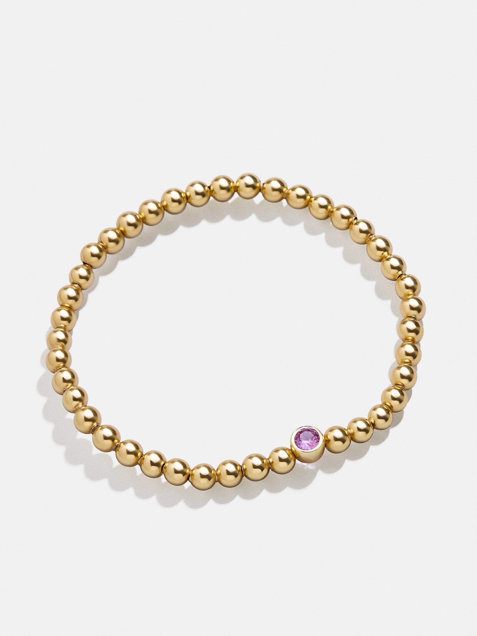 18K Gold Birthstone Pisa Bracelet - Rose-Blues Comming