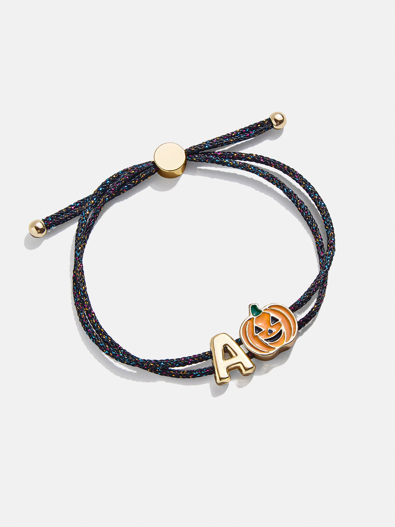 Kids' Halloween Initial Bracelet - Black/Orange-Blues Comming